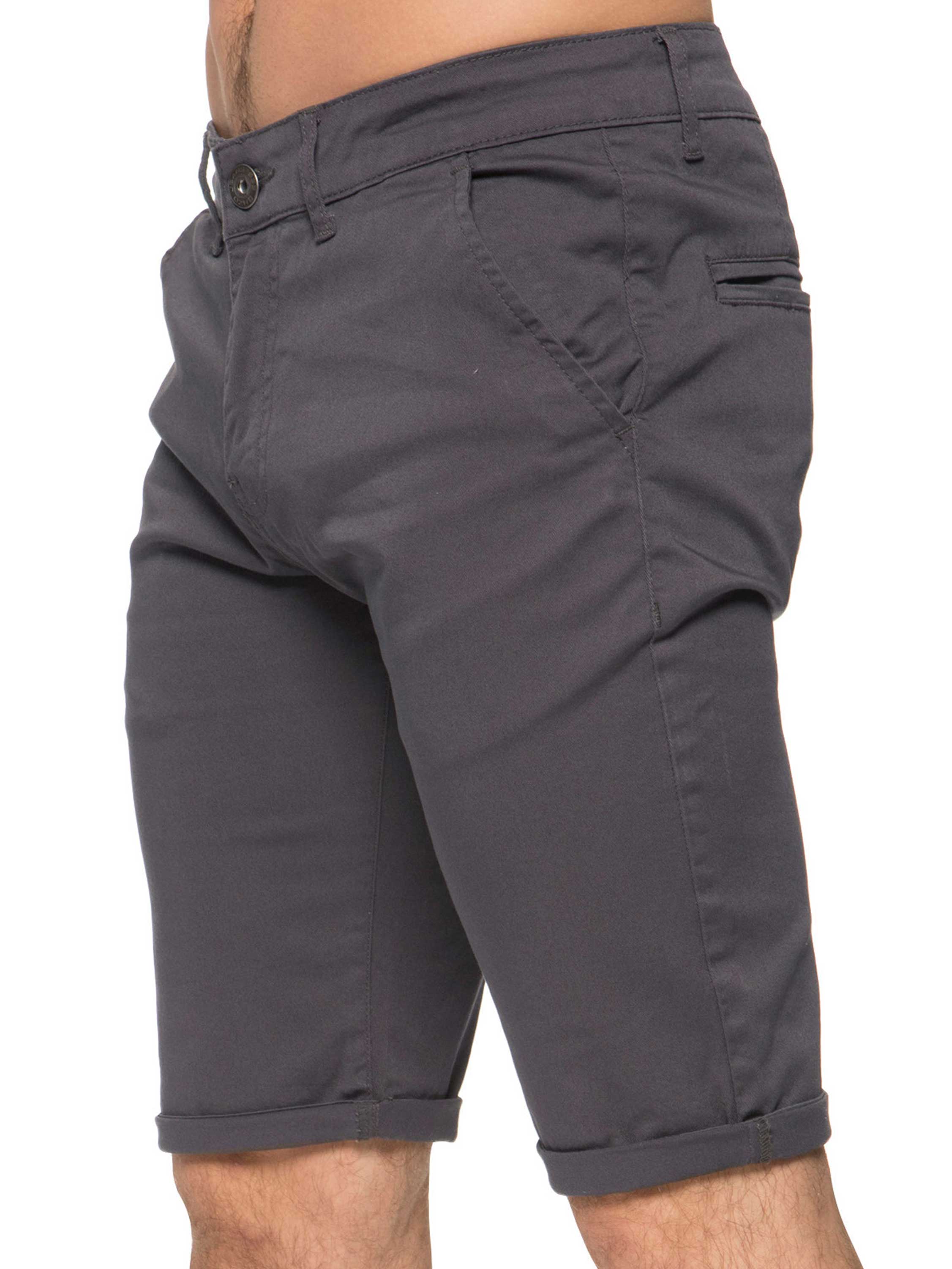 Mens Slim Fit Stretch Chino Shorts | Enzo Designer Menswear - Image 11