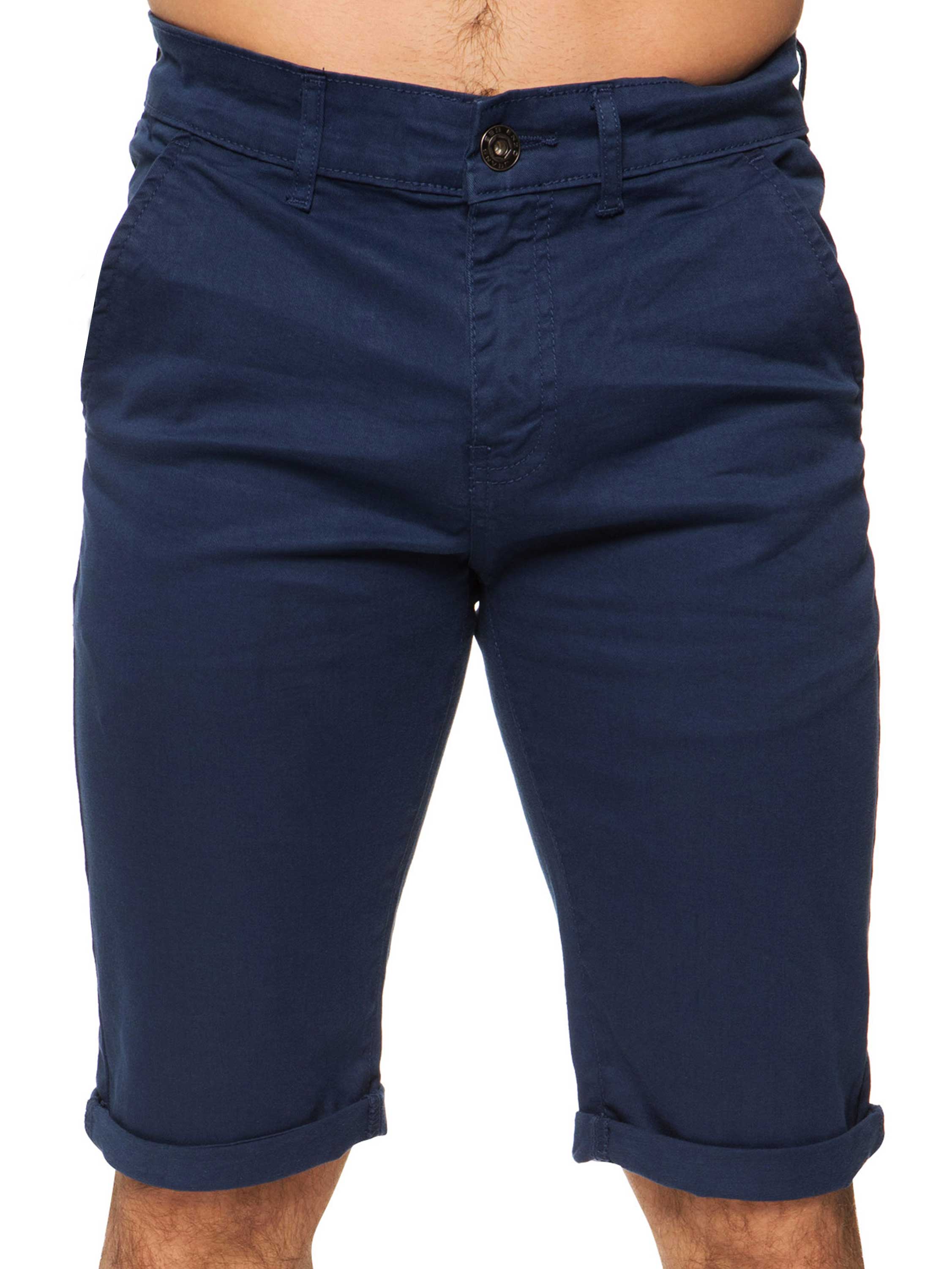 Mens Slim Fit Stretch Chino Shorts | Enzo Designer Menswear - Image 5