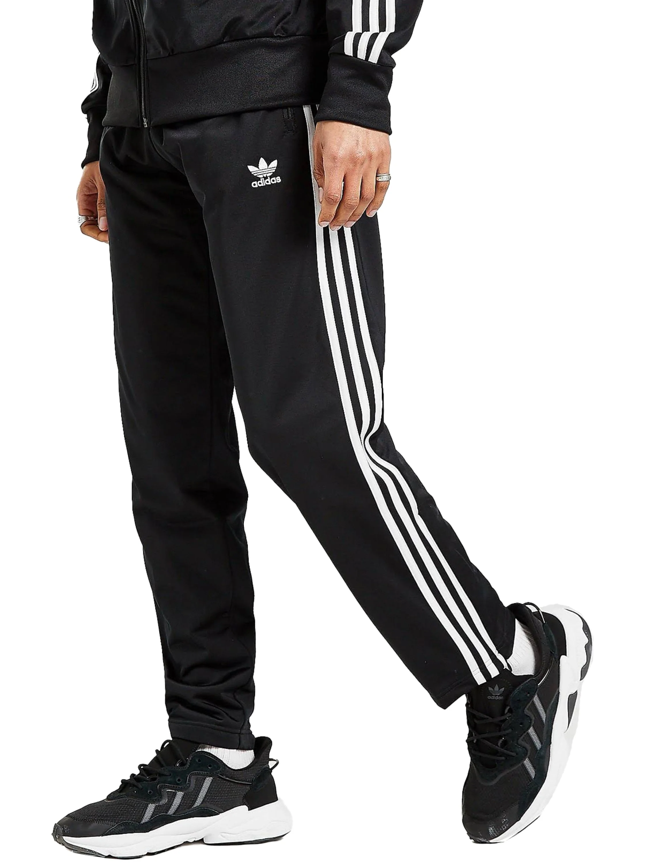 Adidas | Mens Firebird 3 Strips Zip Up Full Tracksuit - Image 6