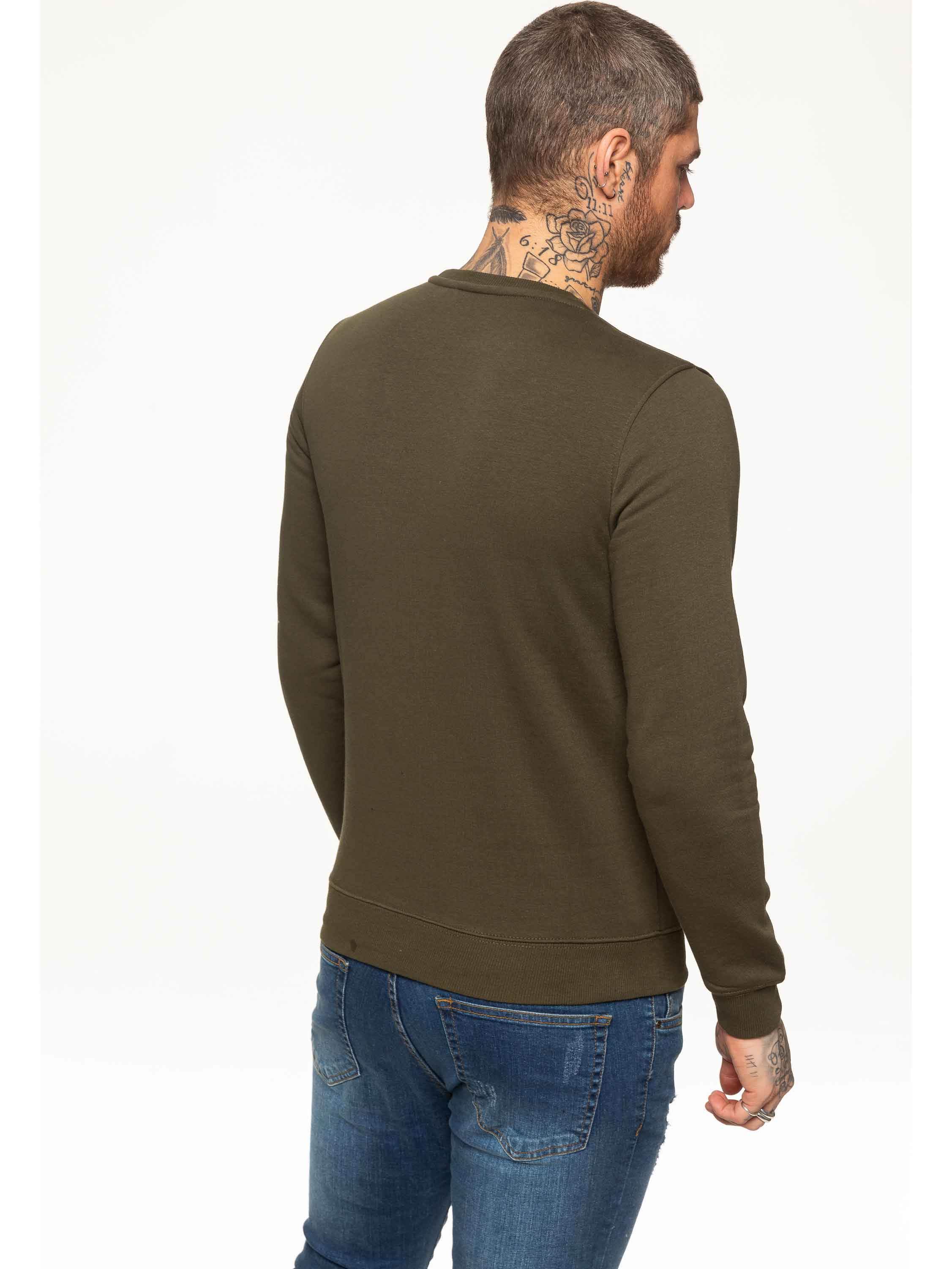 BBH Mens Plain Sweatshirt Crew Neck Jersey Fleece | Bound By Honour - Image 3