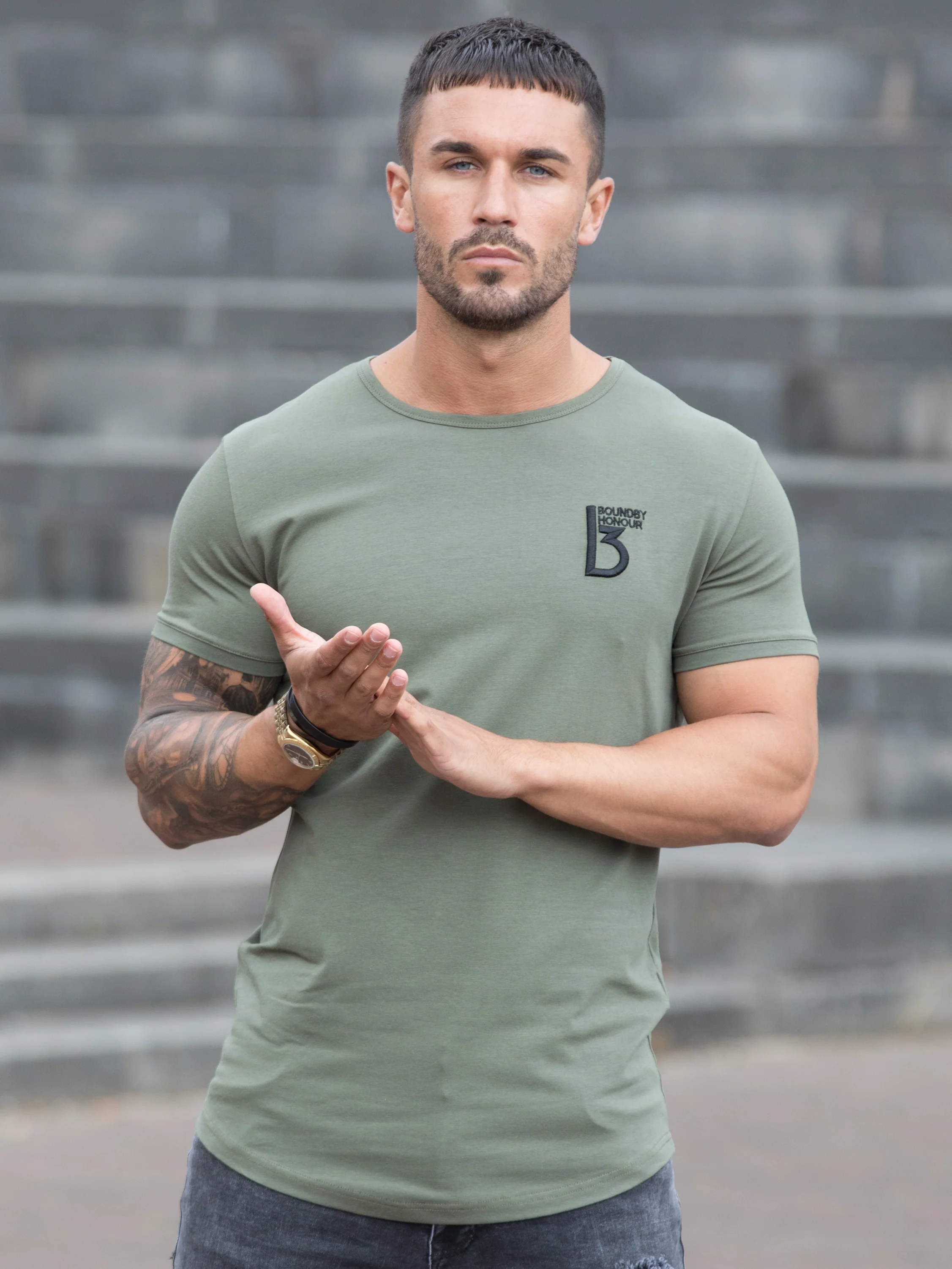 BH Men's Branded Short Sleeve Athletic T-shirt | Bound By Honour - Image 11