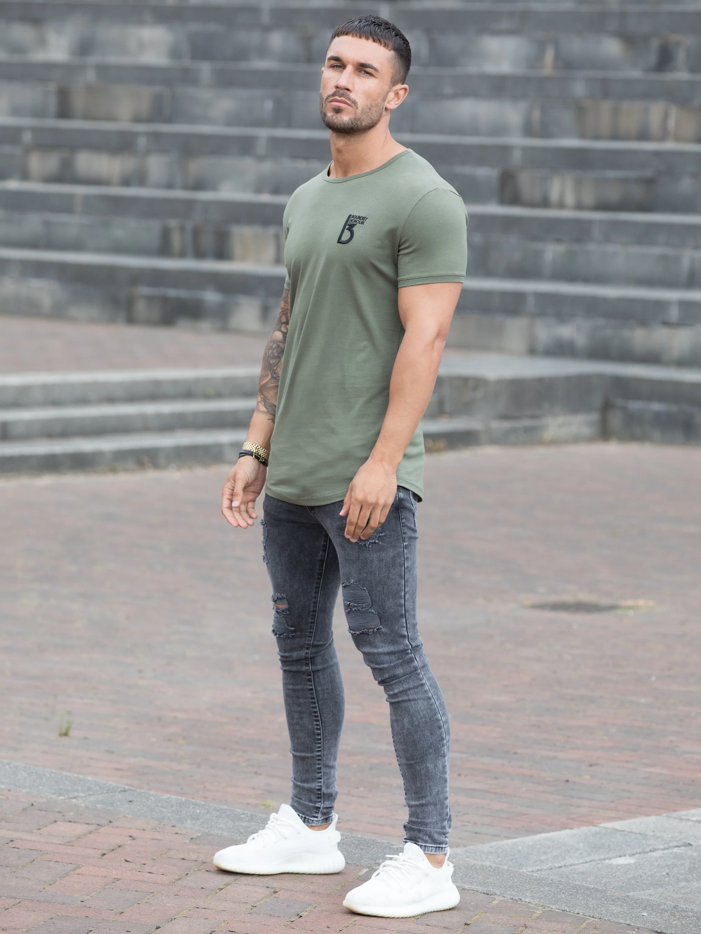 BH Men's Branded Short Sleeve Athletic T-shirt | Bound By Honour - Image 12