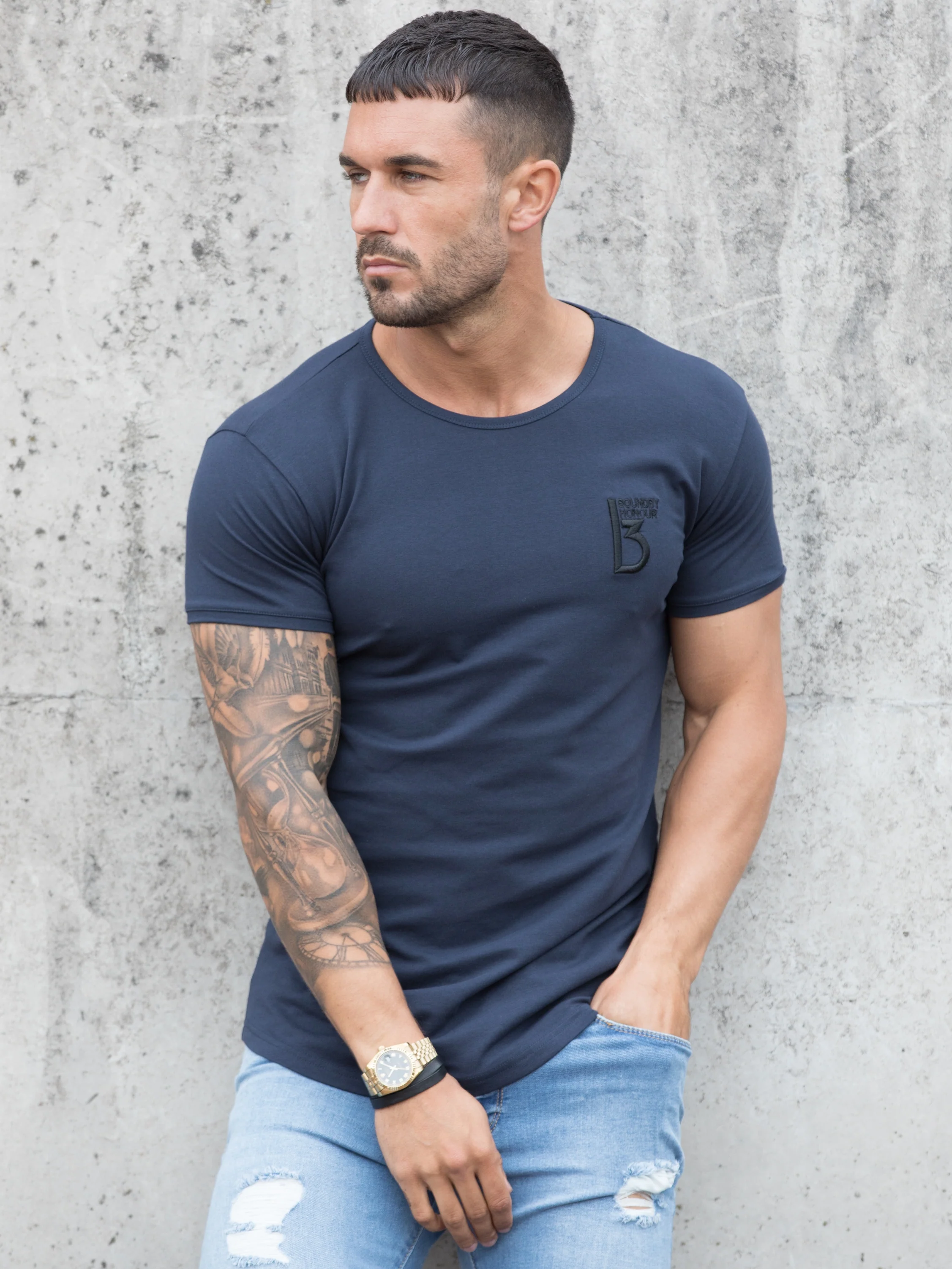 BH Men's Branded Short Sleeve Athletic T-shirt | Bound By Honour - Image 14