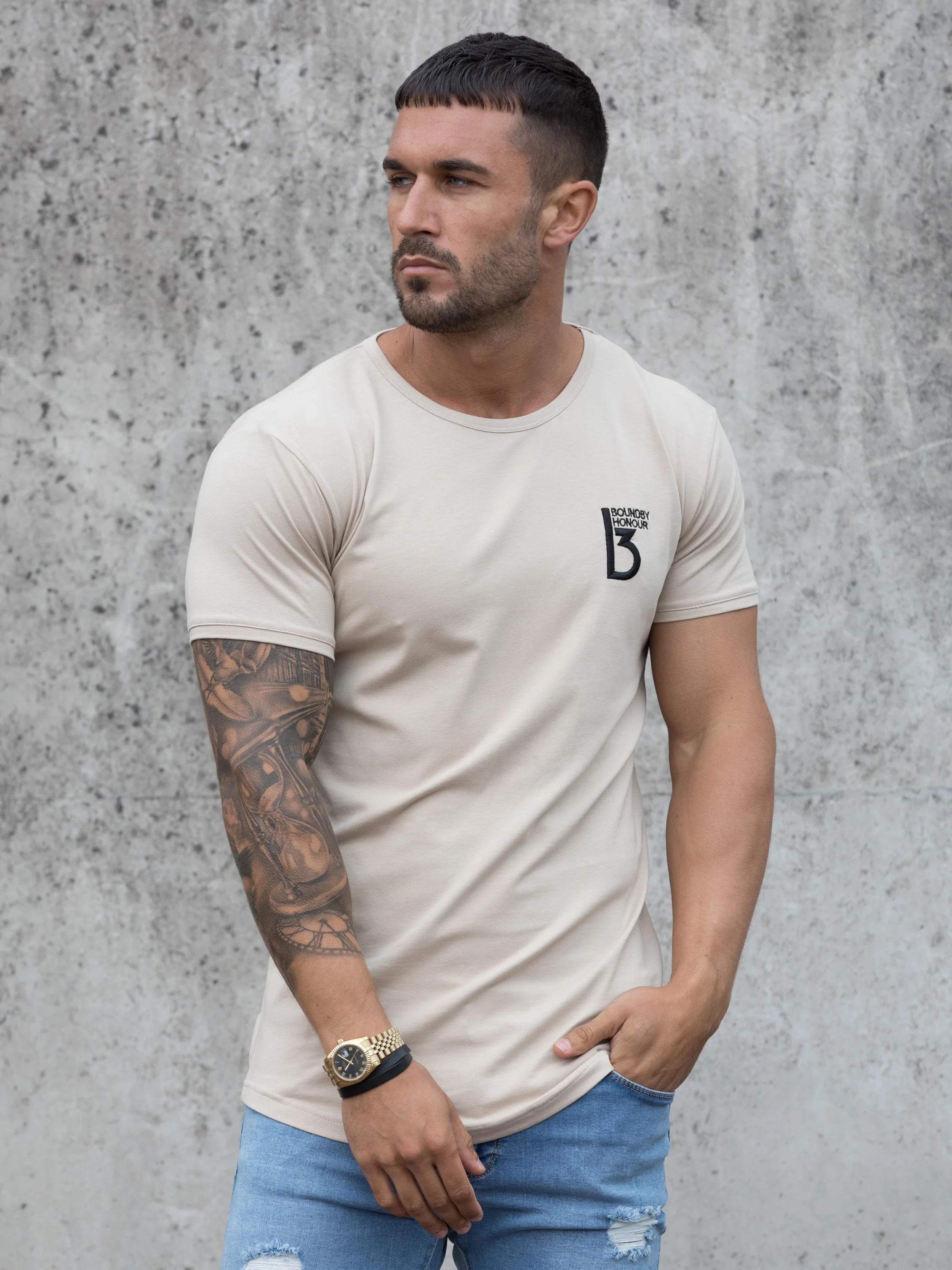 BH Men's Branded Short Sleeve Athletic T-shirt | Bound By Honour - Image 16