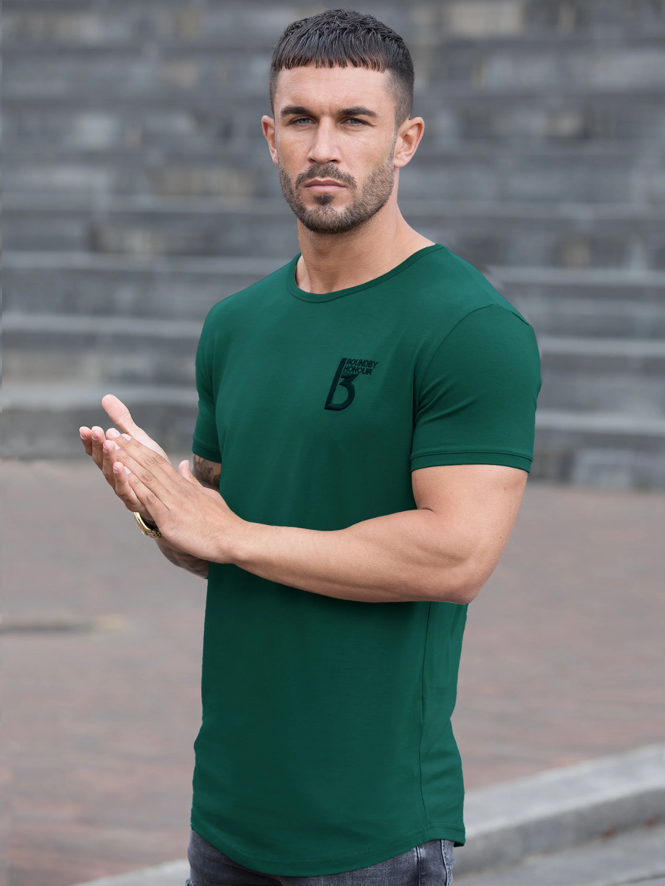 BH Men's Branded Short Sleeve Athletic T-shirt | Bound By Honour - Image 23