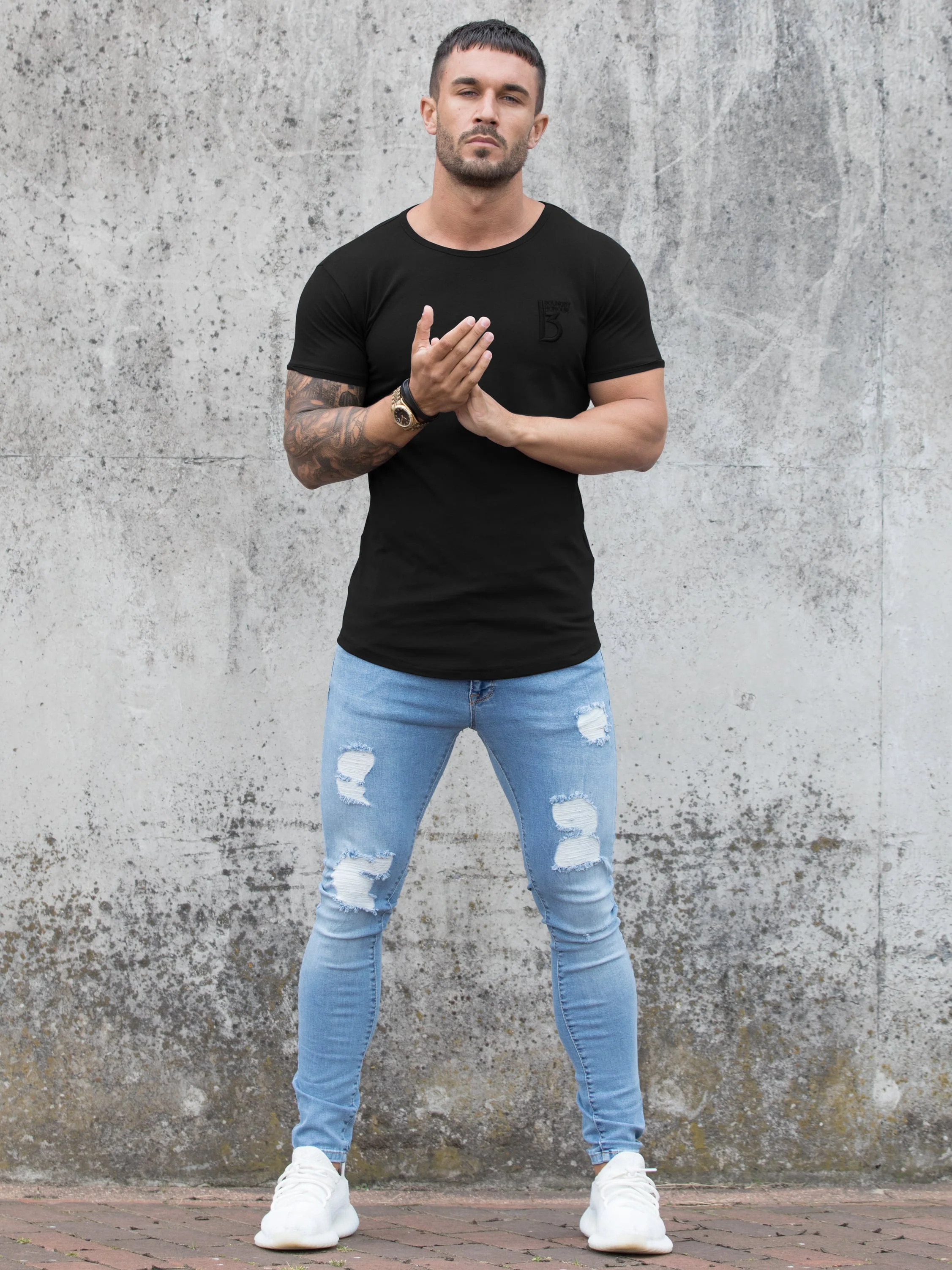 BH Men's Branded Short Sleeve Athletic T-shirt | Bound By Honour - Image 3