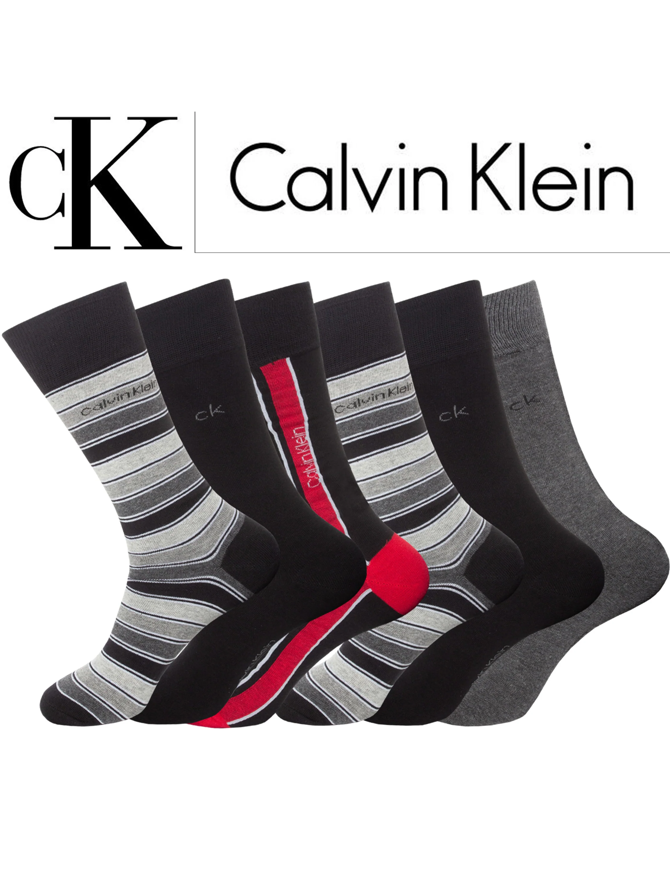 Calvin Klein | Mens Casual Designer Socks 4 Pack Gift Set - Image 10
