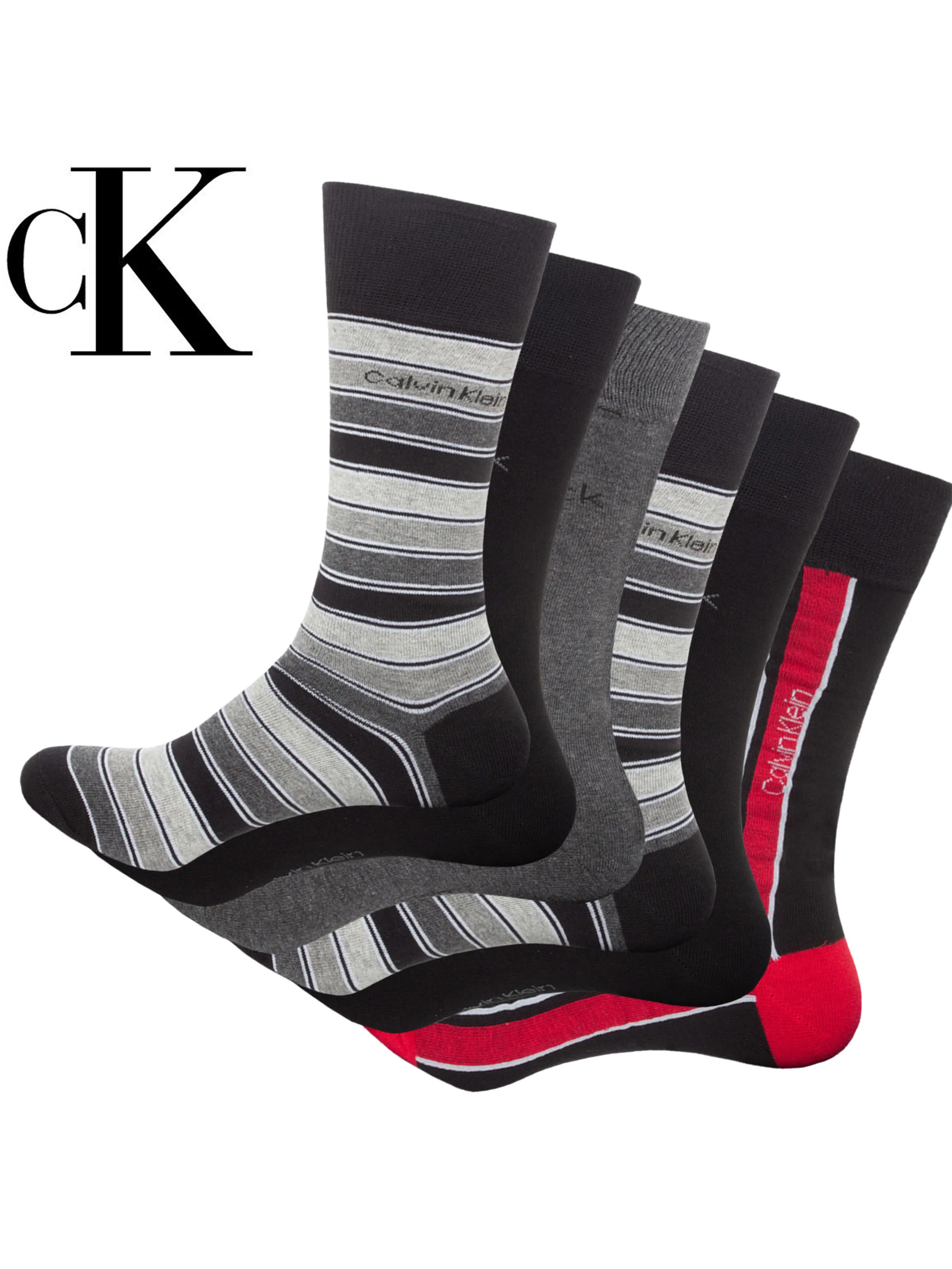 Calvin Klein | Mens Casual Designer Socks 4 Pack Gift Set - Image 11
