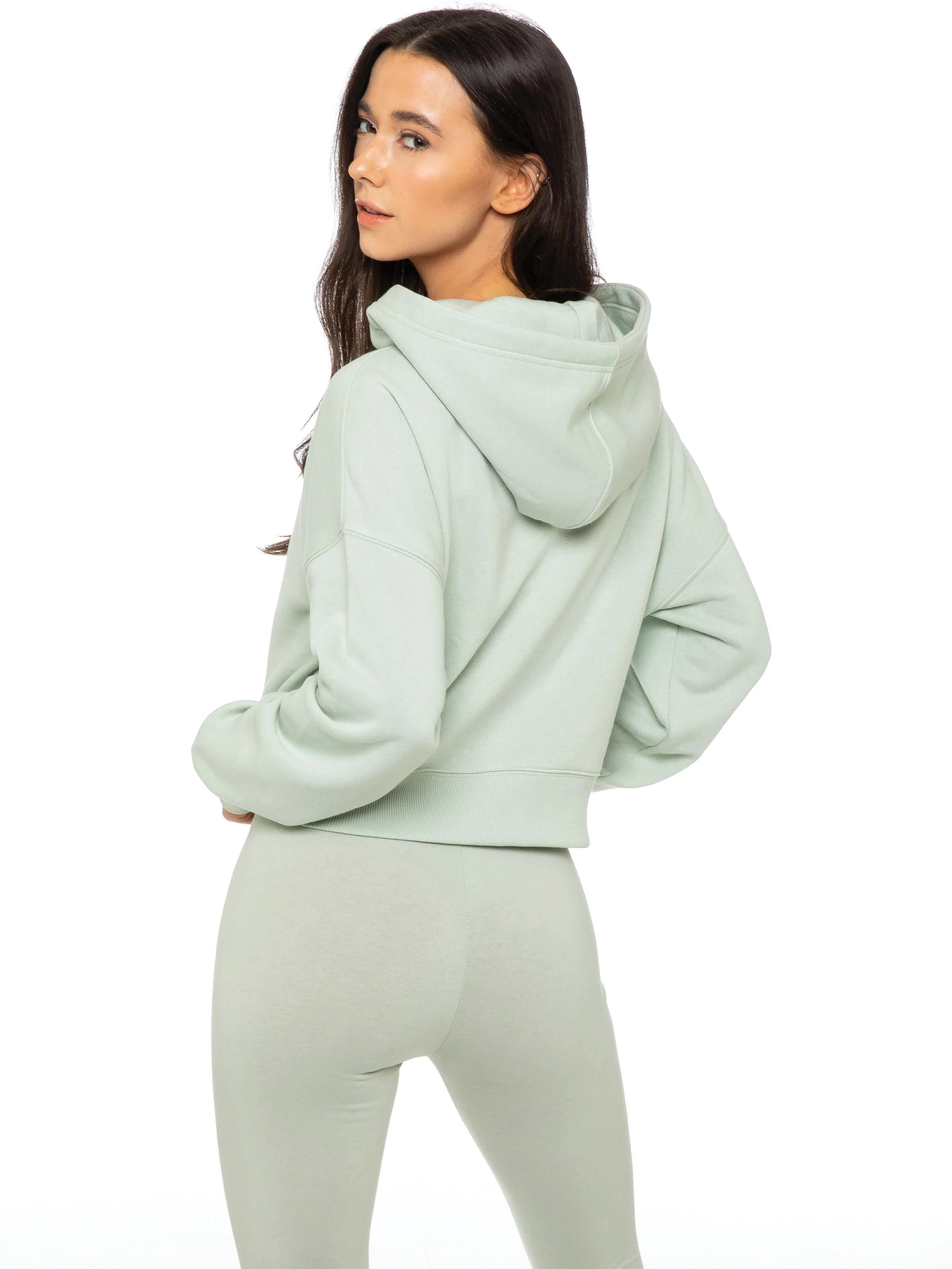 Enzo | Womens Cropped Hoodie Tracksuit - Image 10