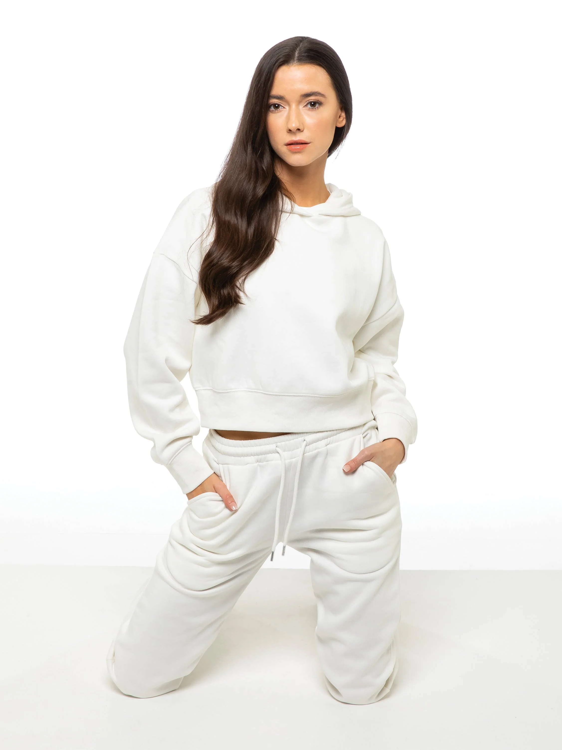 Enzo | Womens Cropped Hoodie Tracksuit - Image 21