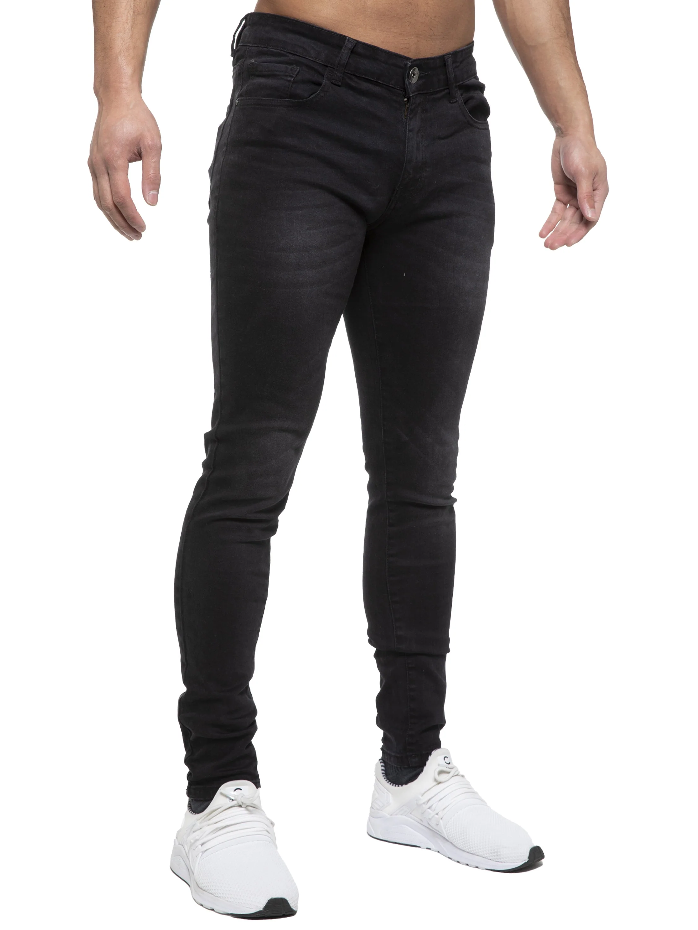 ETO | Mens Designer Slim Skinny Fit Stretch Jeans - Image 3