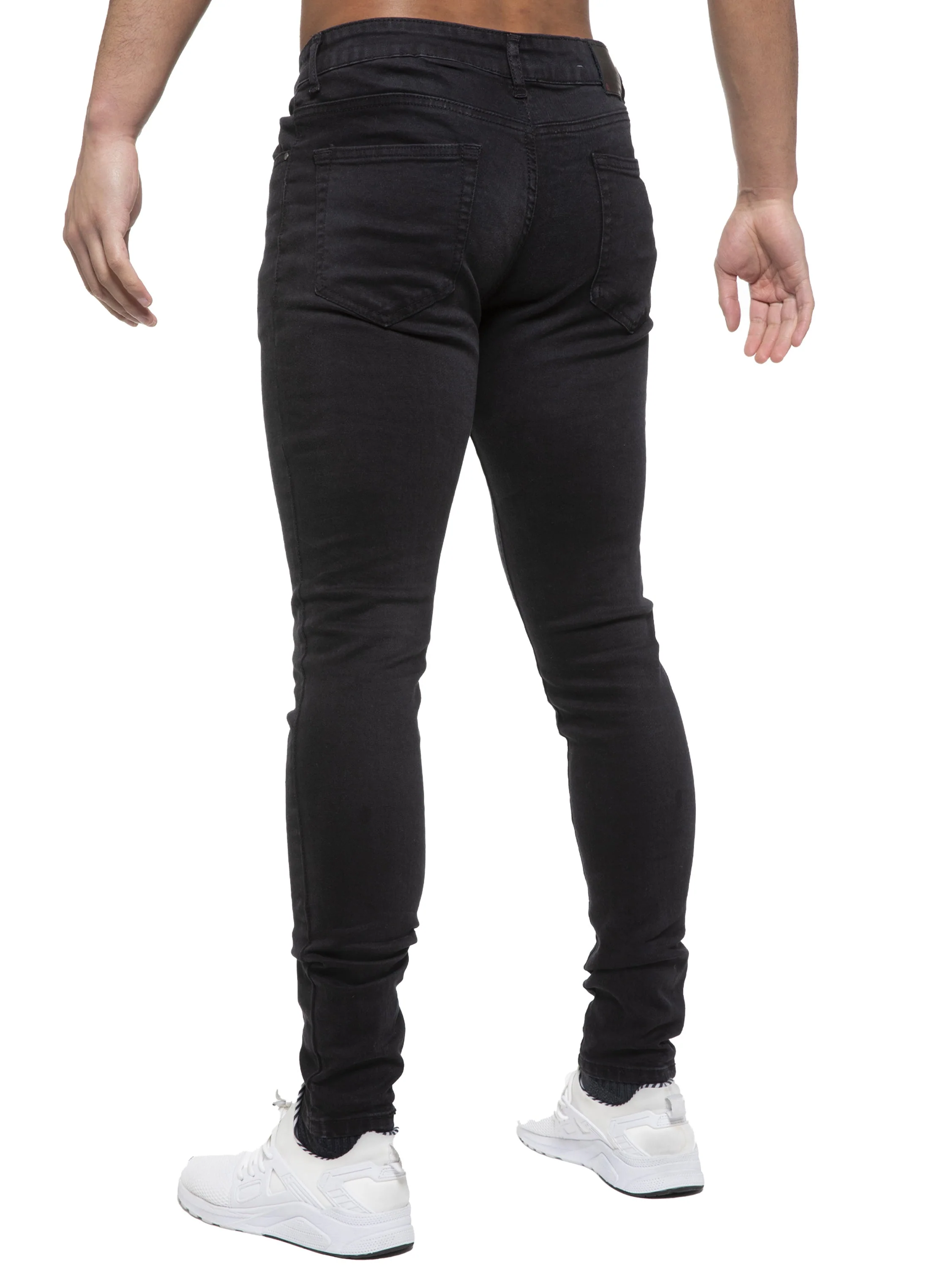 ETO | Mens Designer Slim Skinny Fit Stretch Jeans - Image 4