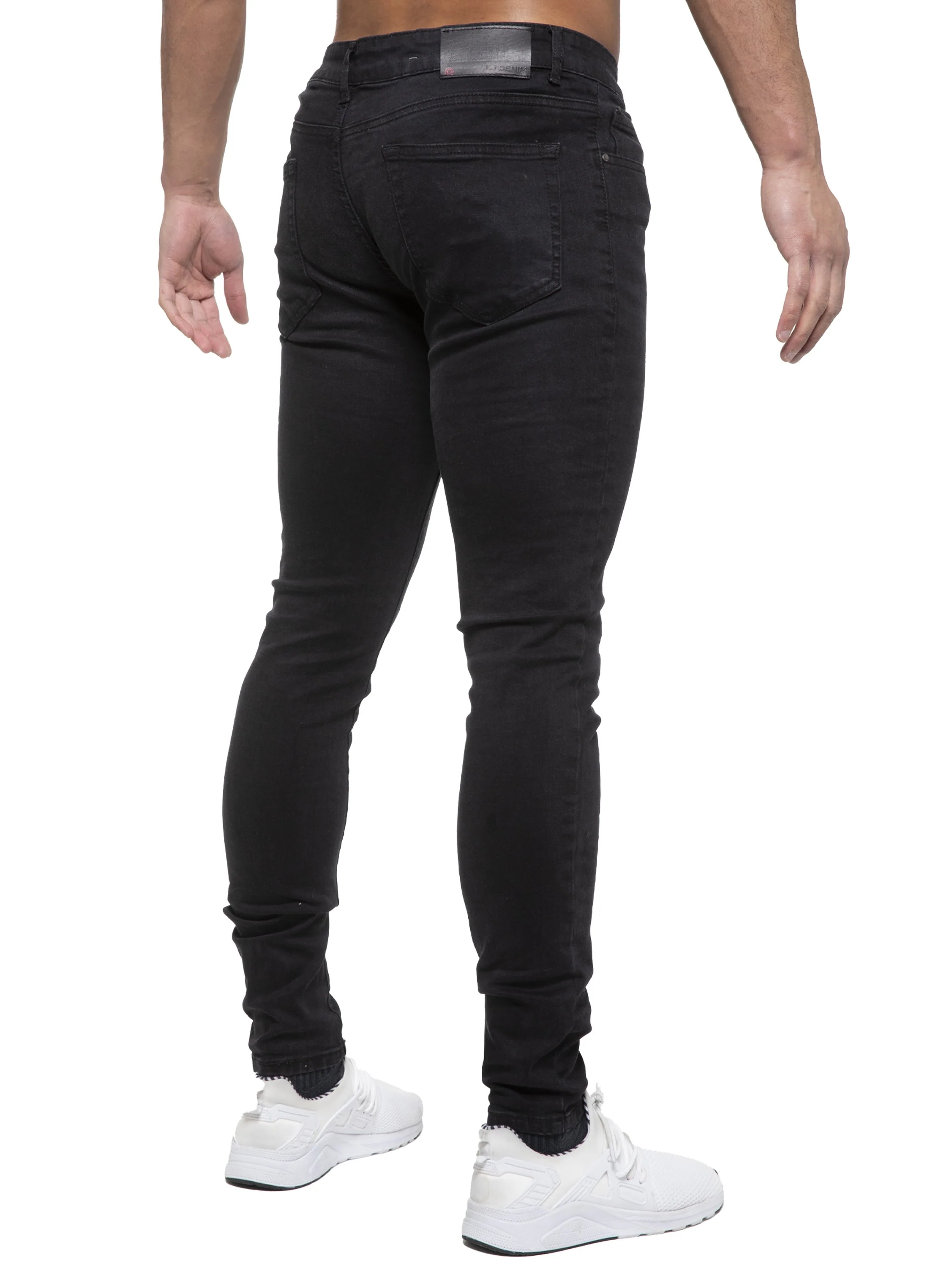 ETO | Mens Designer Slim Skinny Fit Stretch Jeans - Image 5