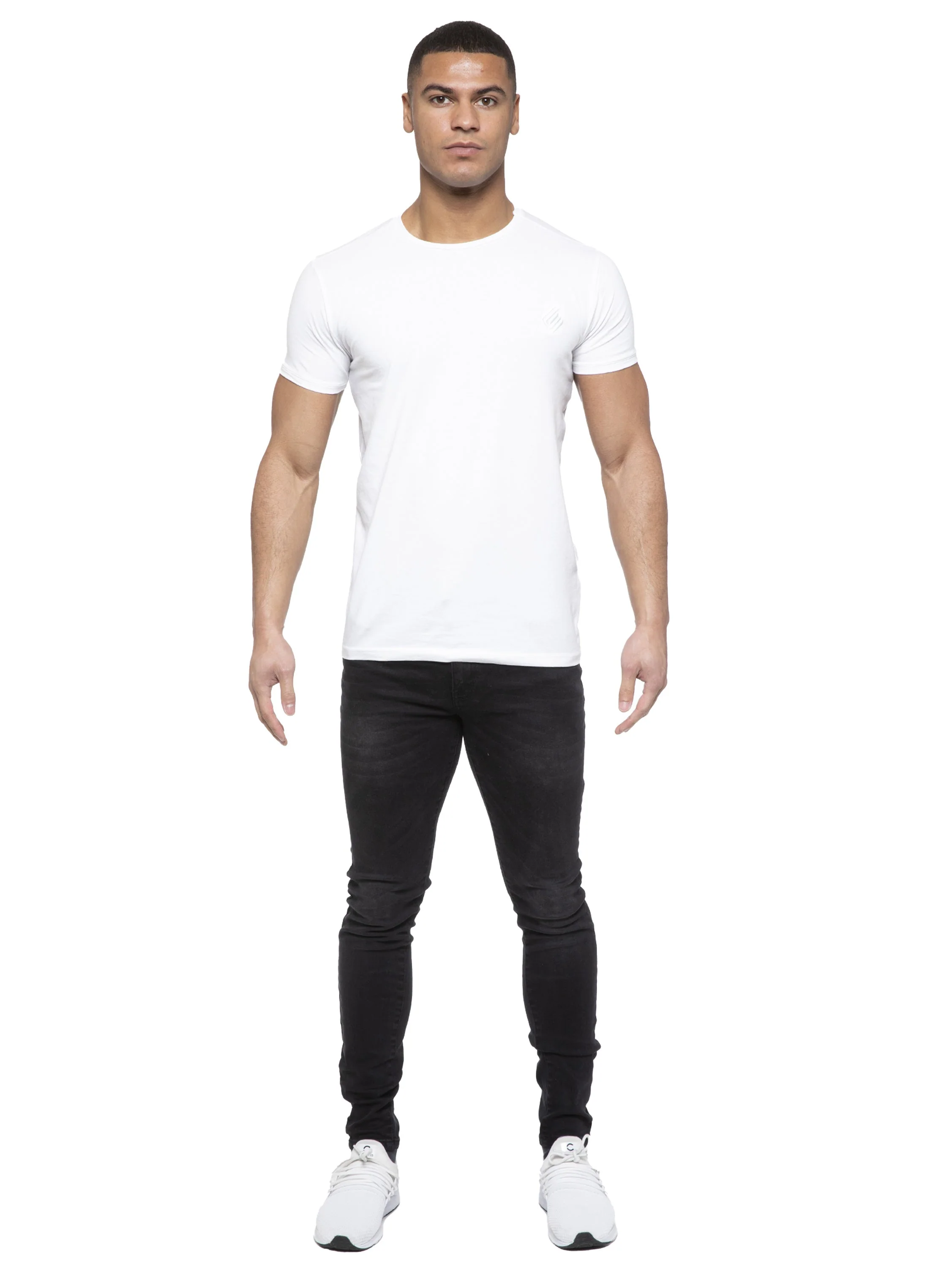 ETO | Mens Designer Slim Skinny Fit Stretch Jeans - Image 6