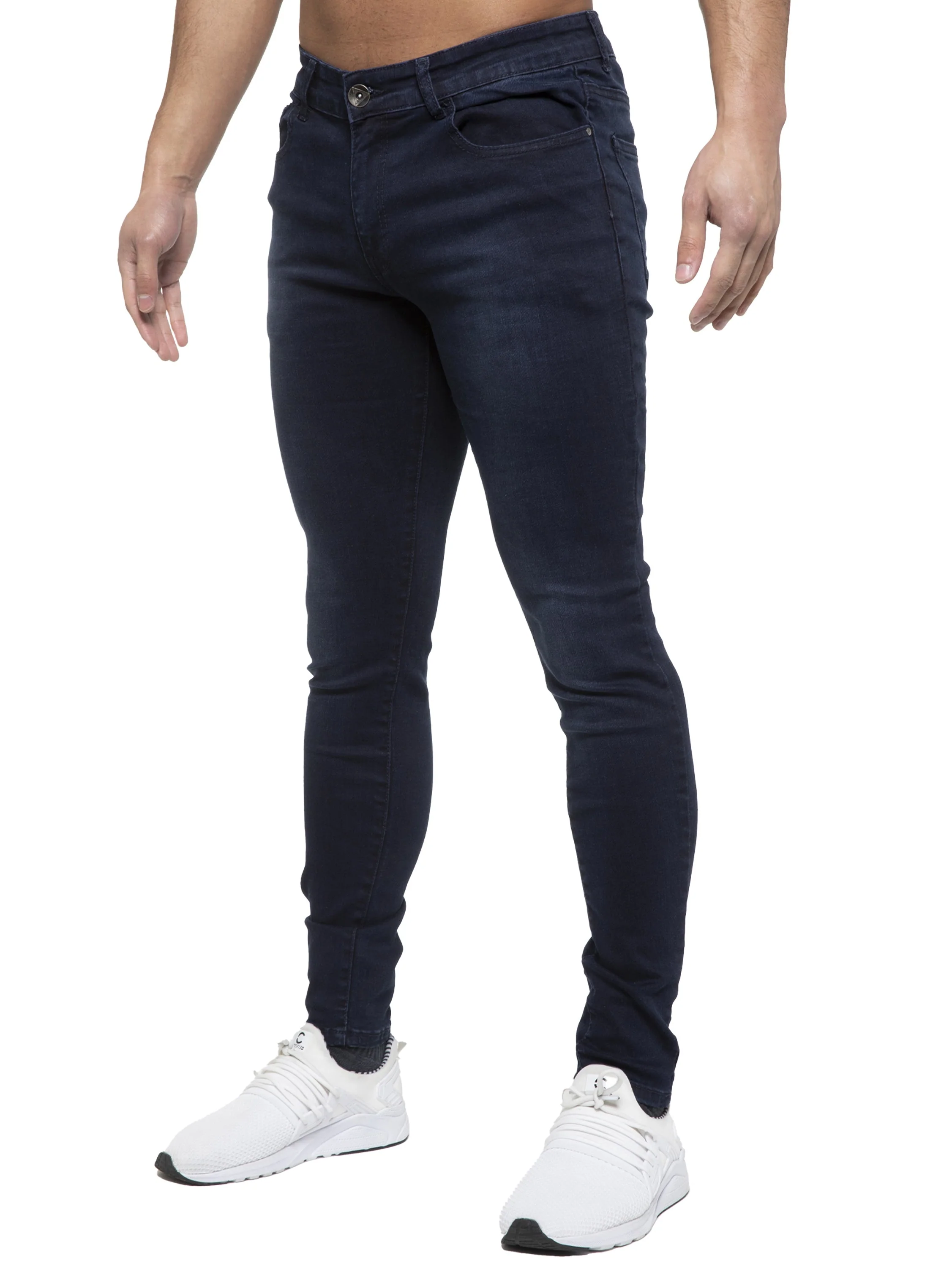 ETO | Mens Designer Slim Skinny Fit Stretch Jeans - Image 8