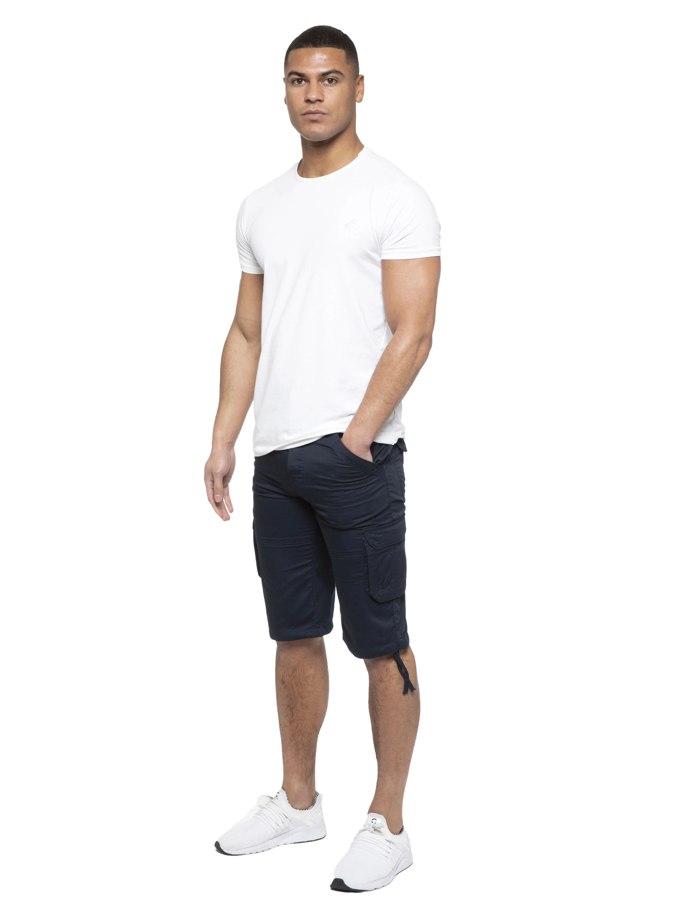 Enzo | Mens Cargo Combat Shorts - Image 14