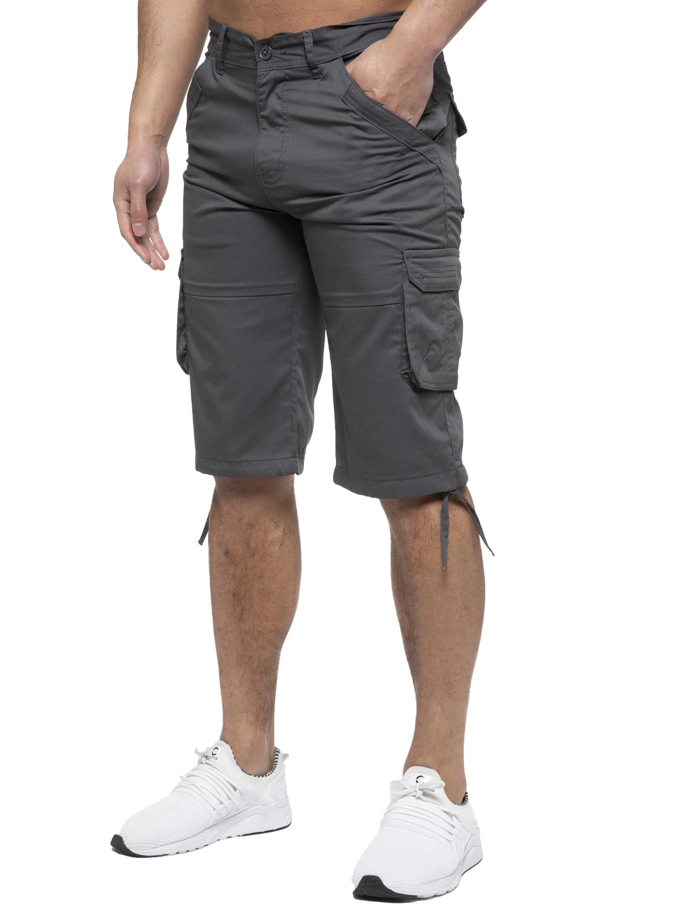 Enzo | Mens Cargo Combat Shorts - Image 15