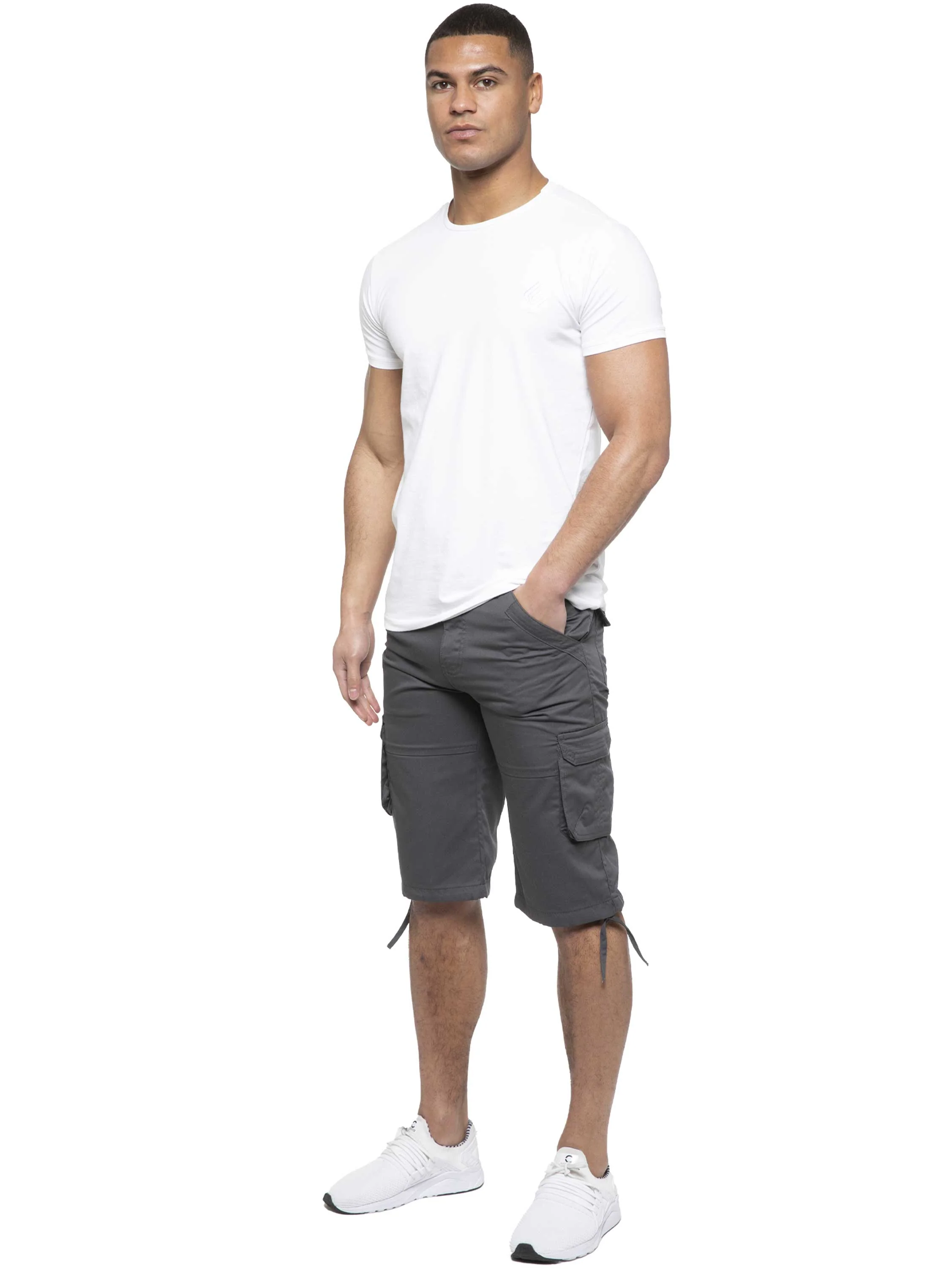 Enzo | Mens Cargo Combat Shorts - Image 20
