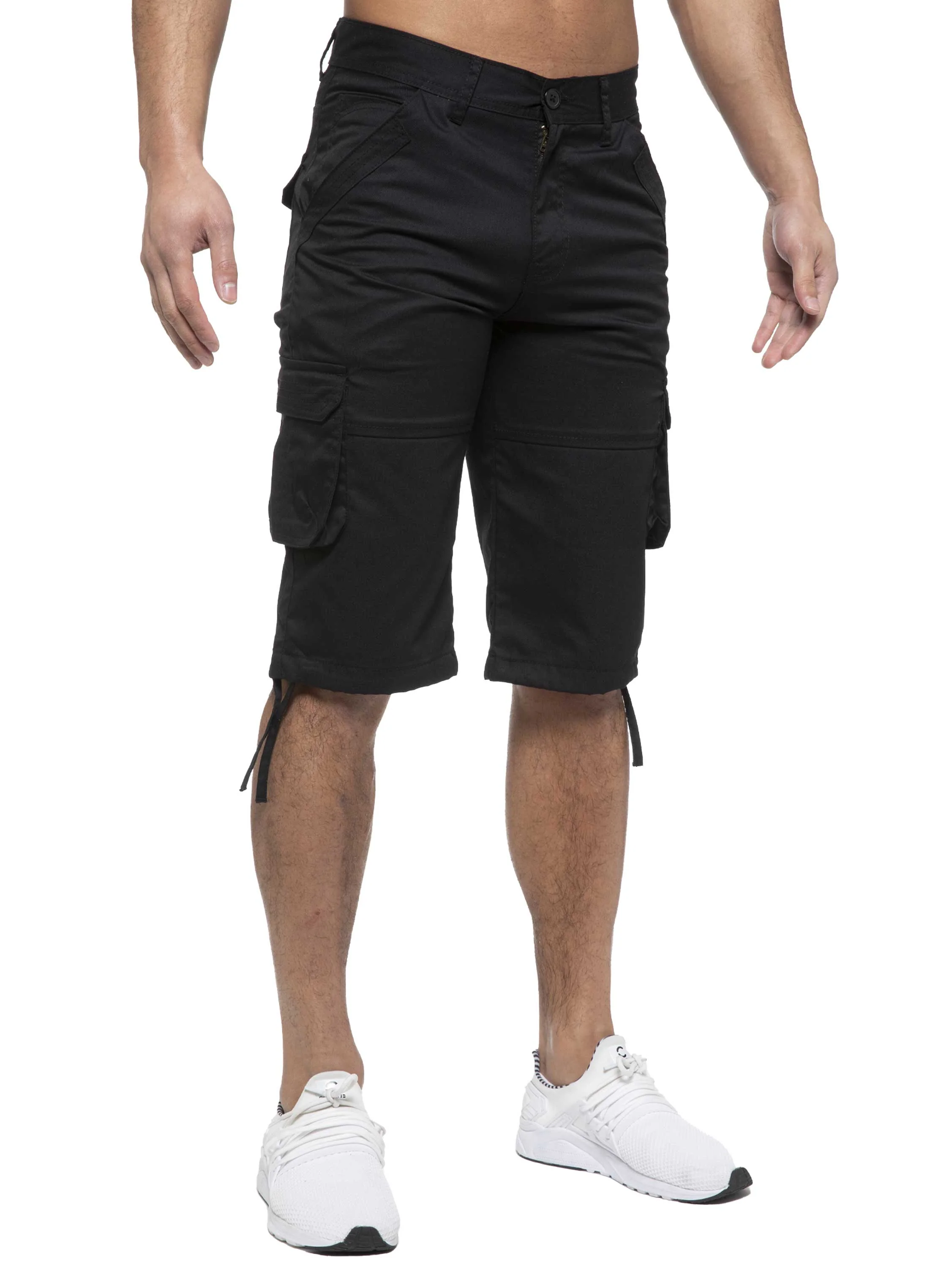 Enzo | Mens Cargo Combat Shorts - Image 3