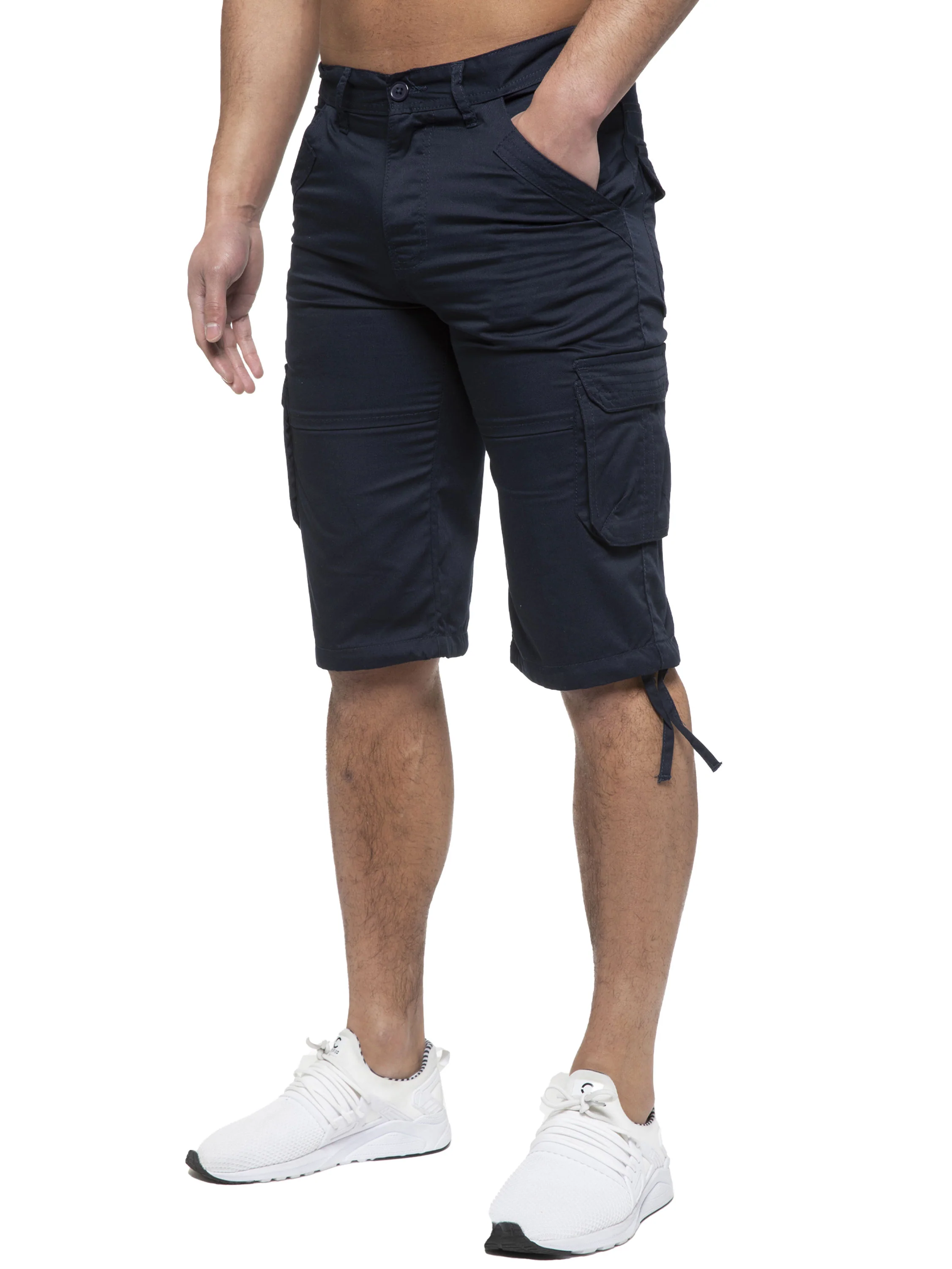 Enzo | Mens Cargo Combat Shorts - Image 8