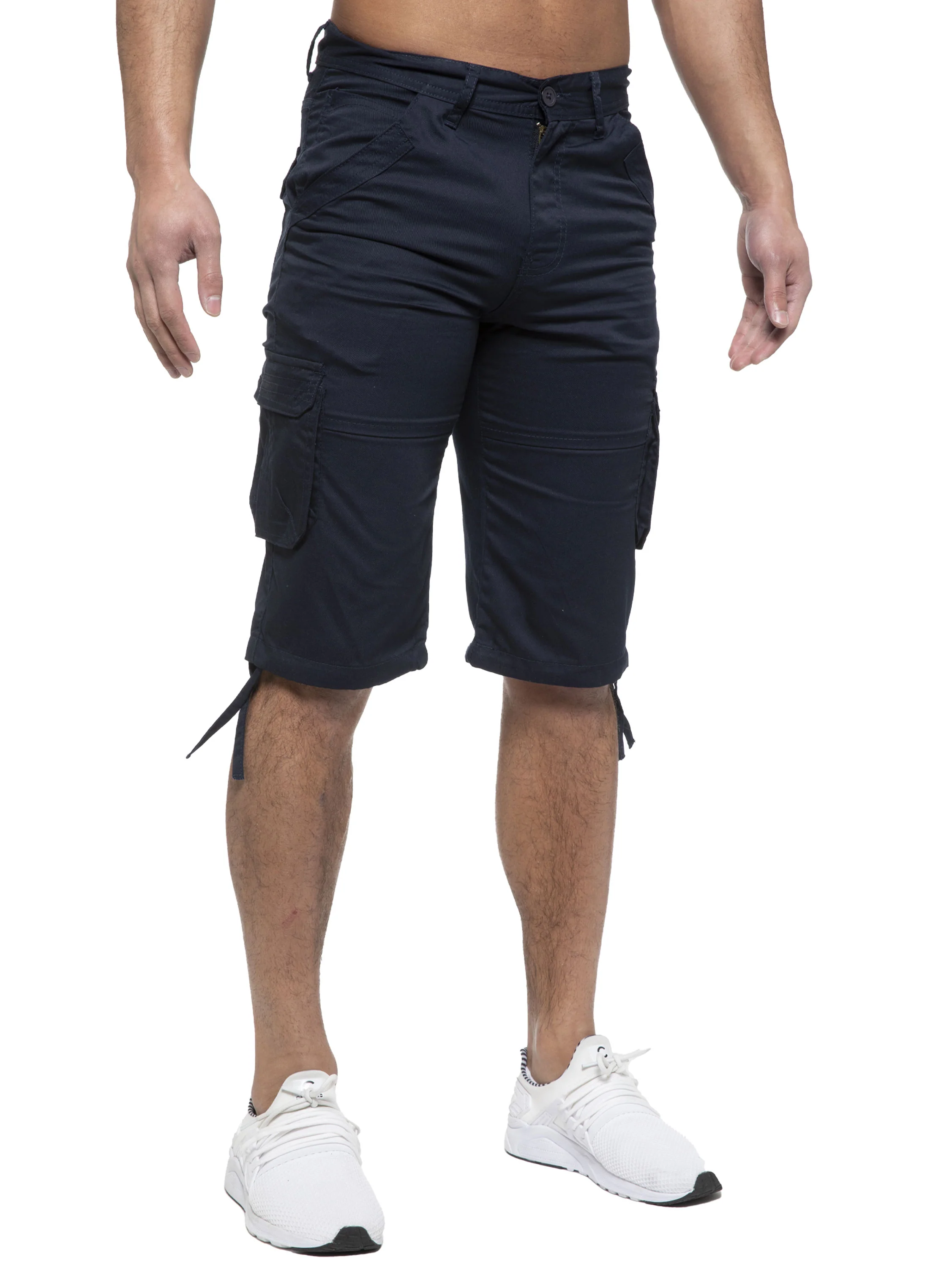 Enzo | Mens Cargo Combat Shorts - Image 9