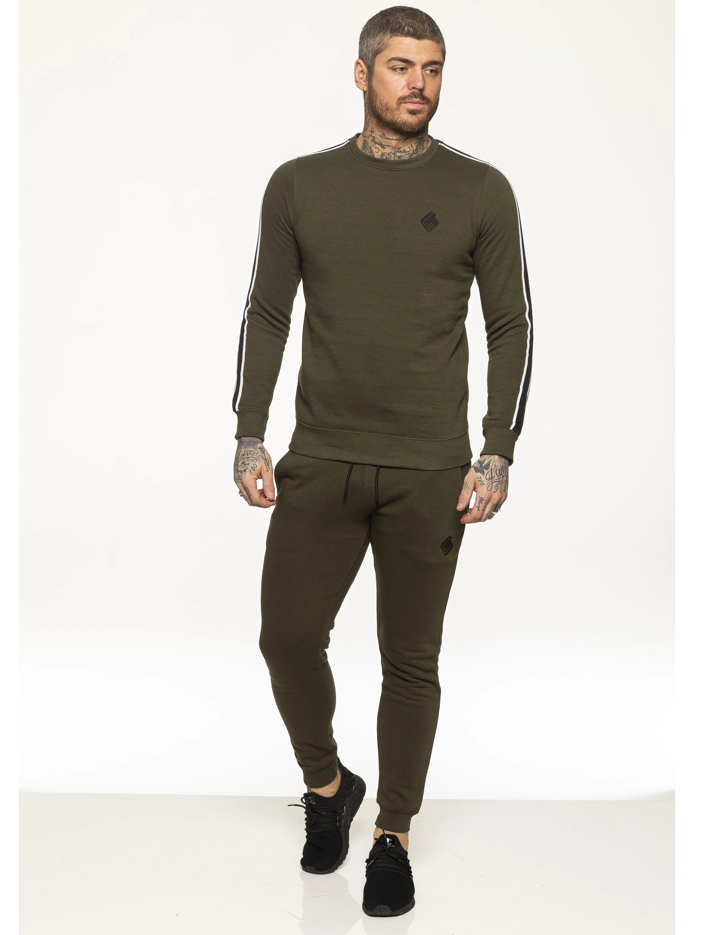 Mens Crew Neck Designer Sweatshirt | Enzo Designer Menswear - Image 4