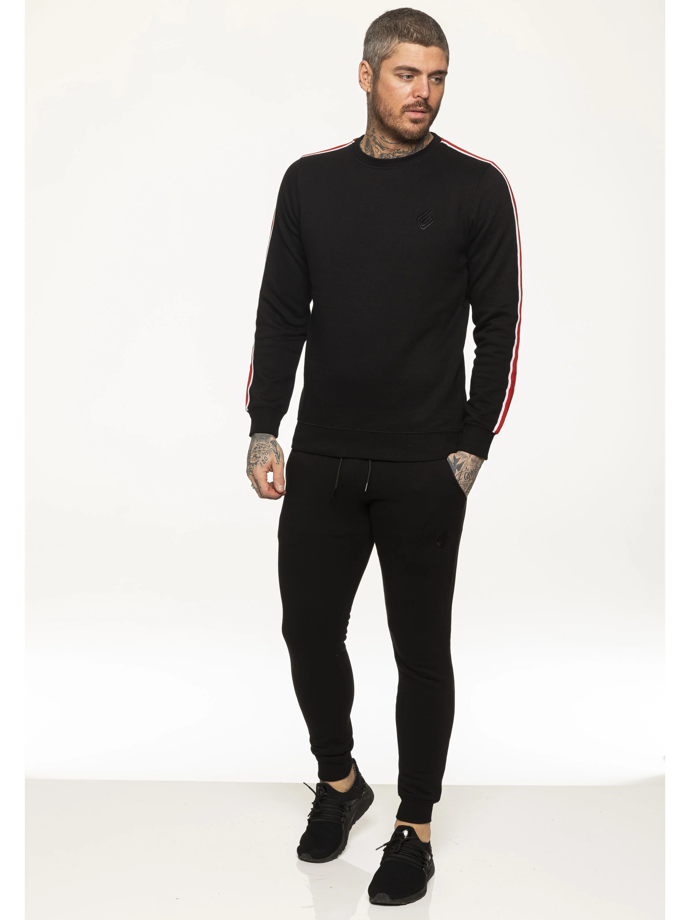 Mens Crew Neck Designer Sweatshirt | Enzo Designer Menswear - Image 8