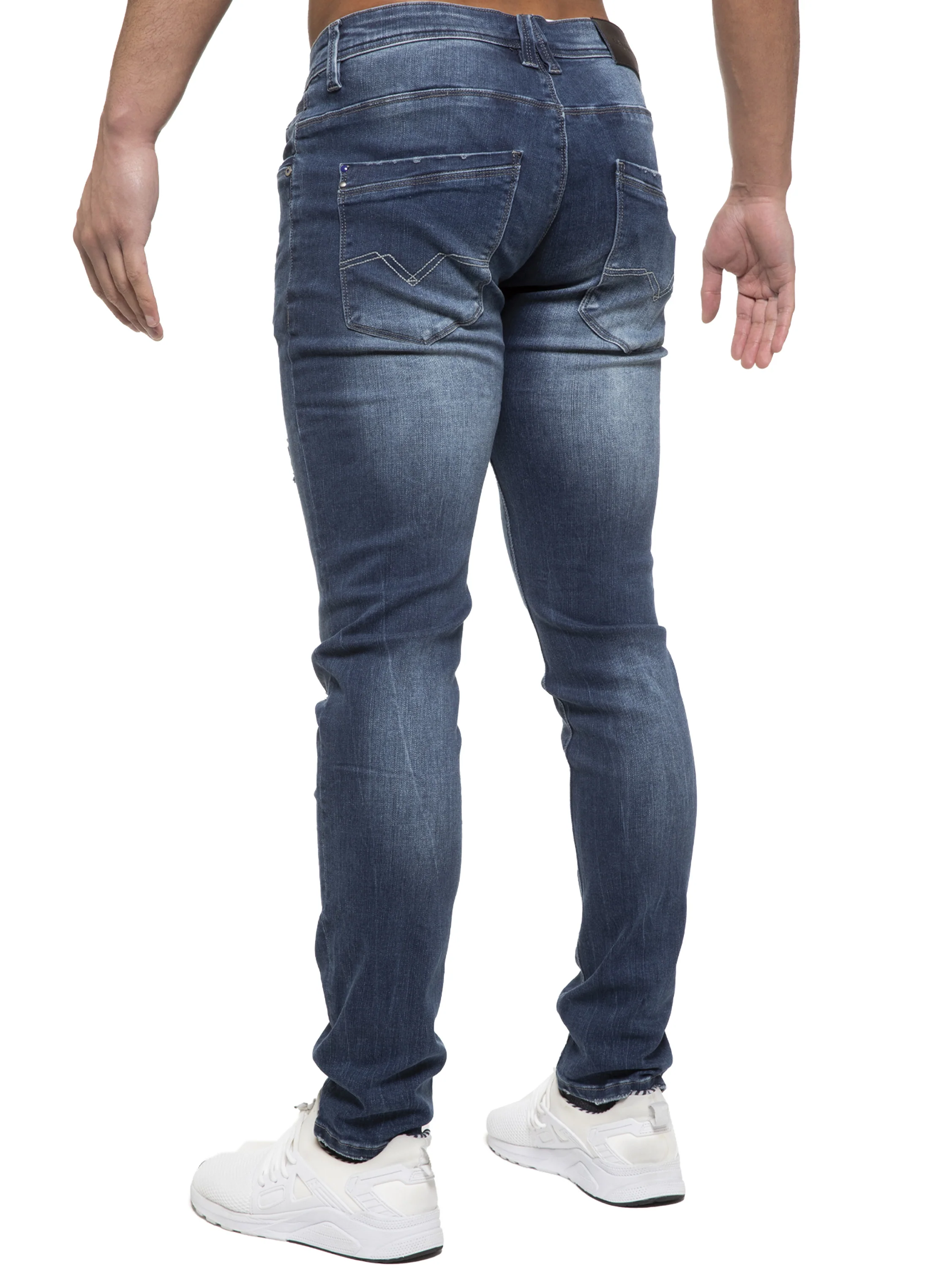 ETO | Mens Designer Hyperstretch Skinny Fit Distressed Jeans - Image 18