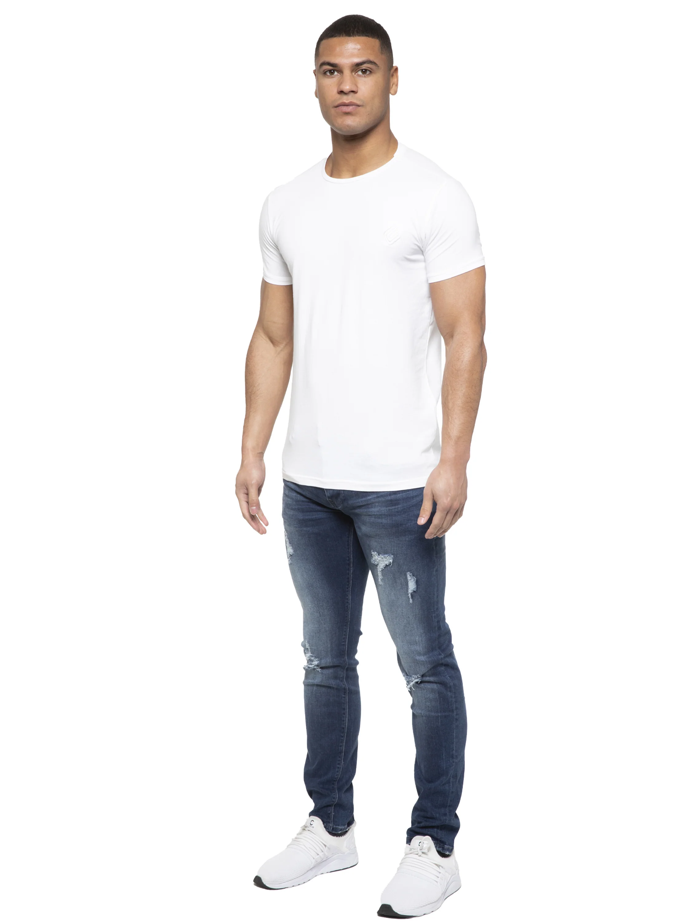 ETO | Mens Designer Hyperstretch Skinny Fit Distressed Jeans - Image 20