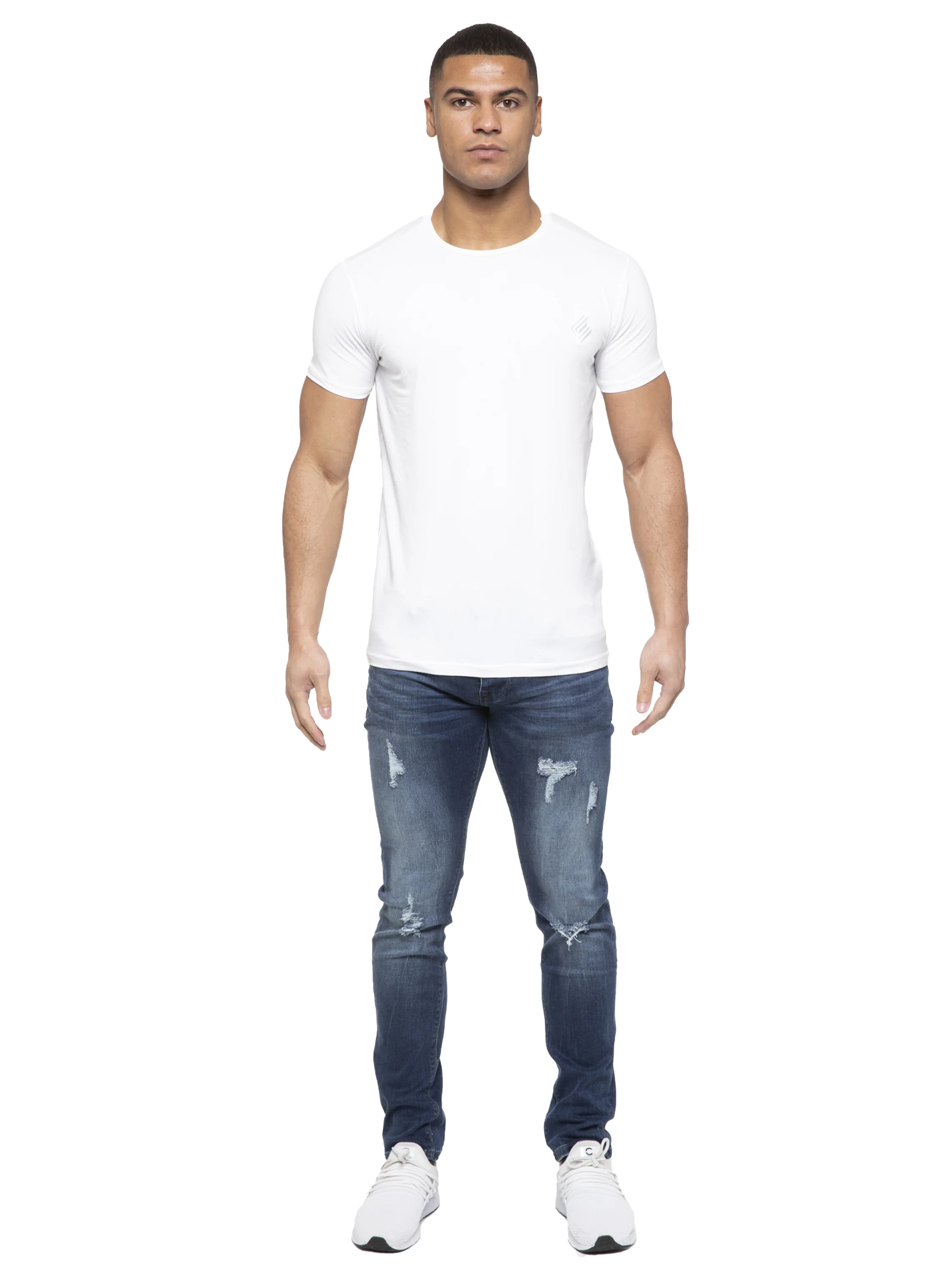 ETO | Mens Designer Hyperstretch Skinny Fit Distressed Jeans - Image 21