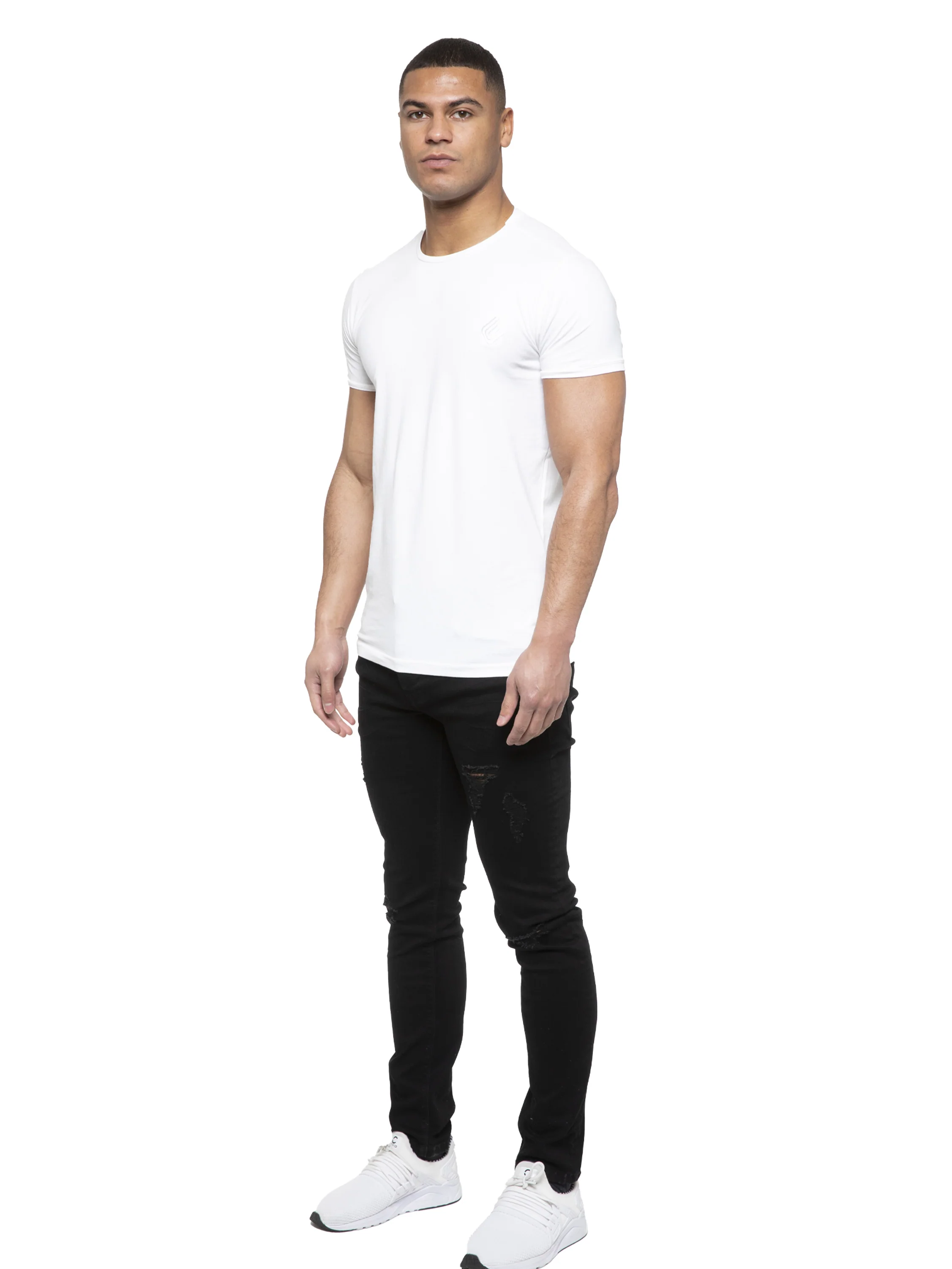 ETO | Mens Designer Hyperstretch Skinny Fit Distressed Jeans - Image 6