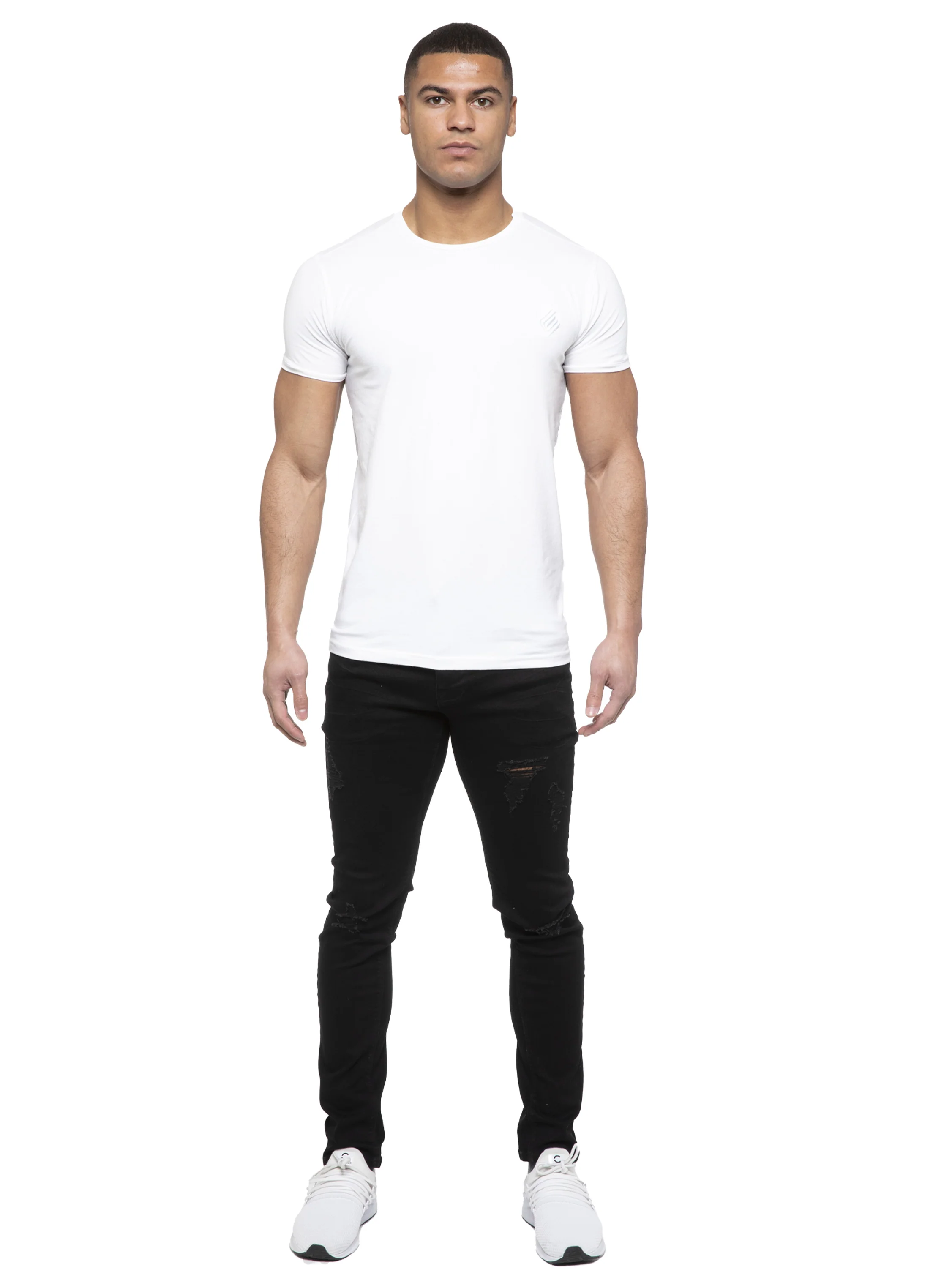 ETO | Mens Designer Hyperstretch Skinny Fit Distressed Jeans - Image 7