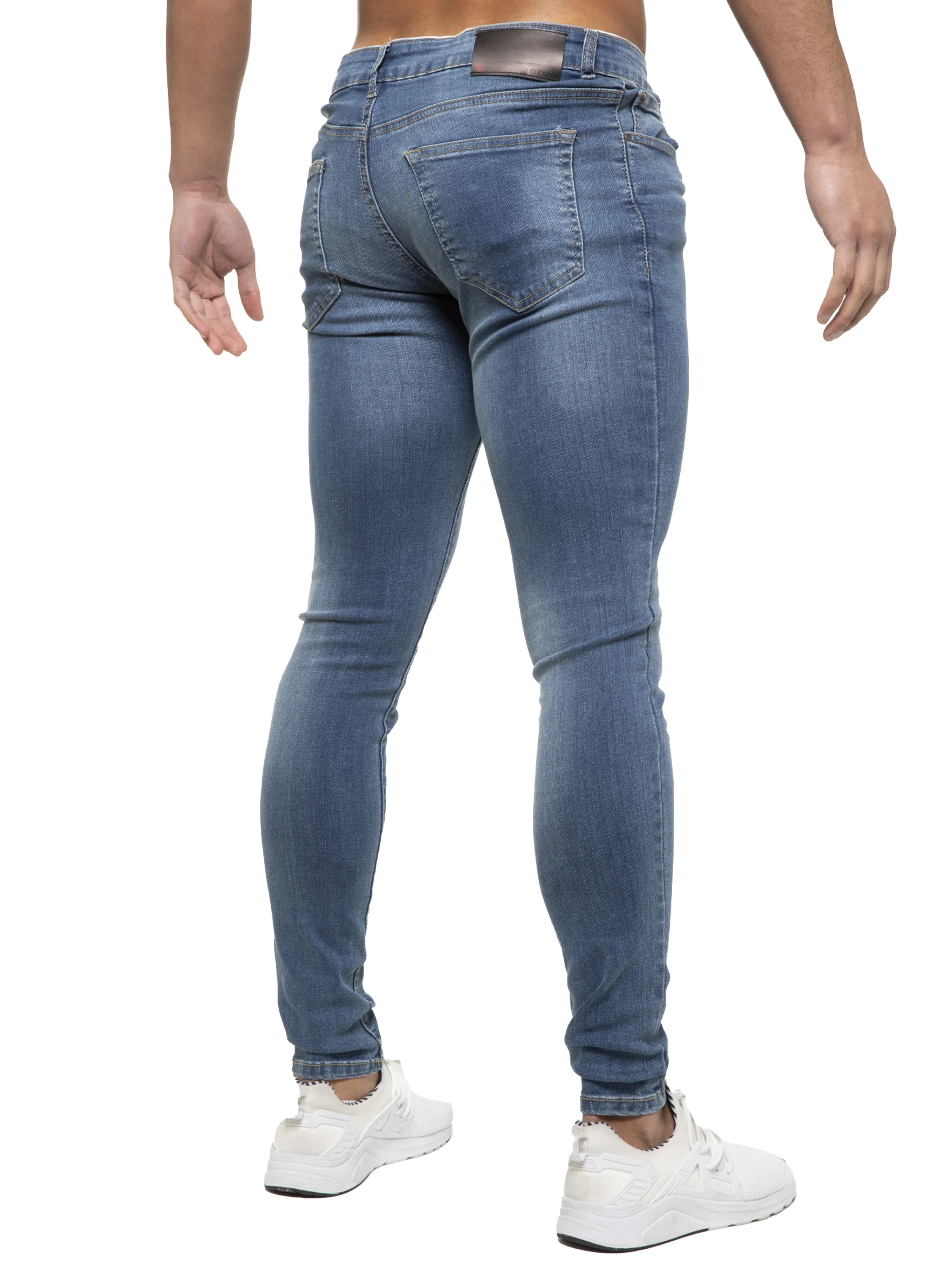 ETO | Mens Designer Slim Skinny Fit Stretch Jeans - Image 11