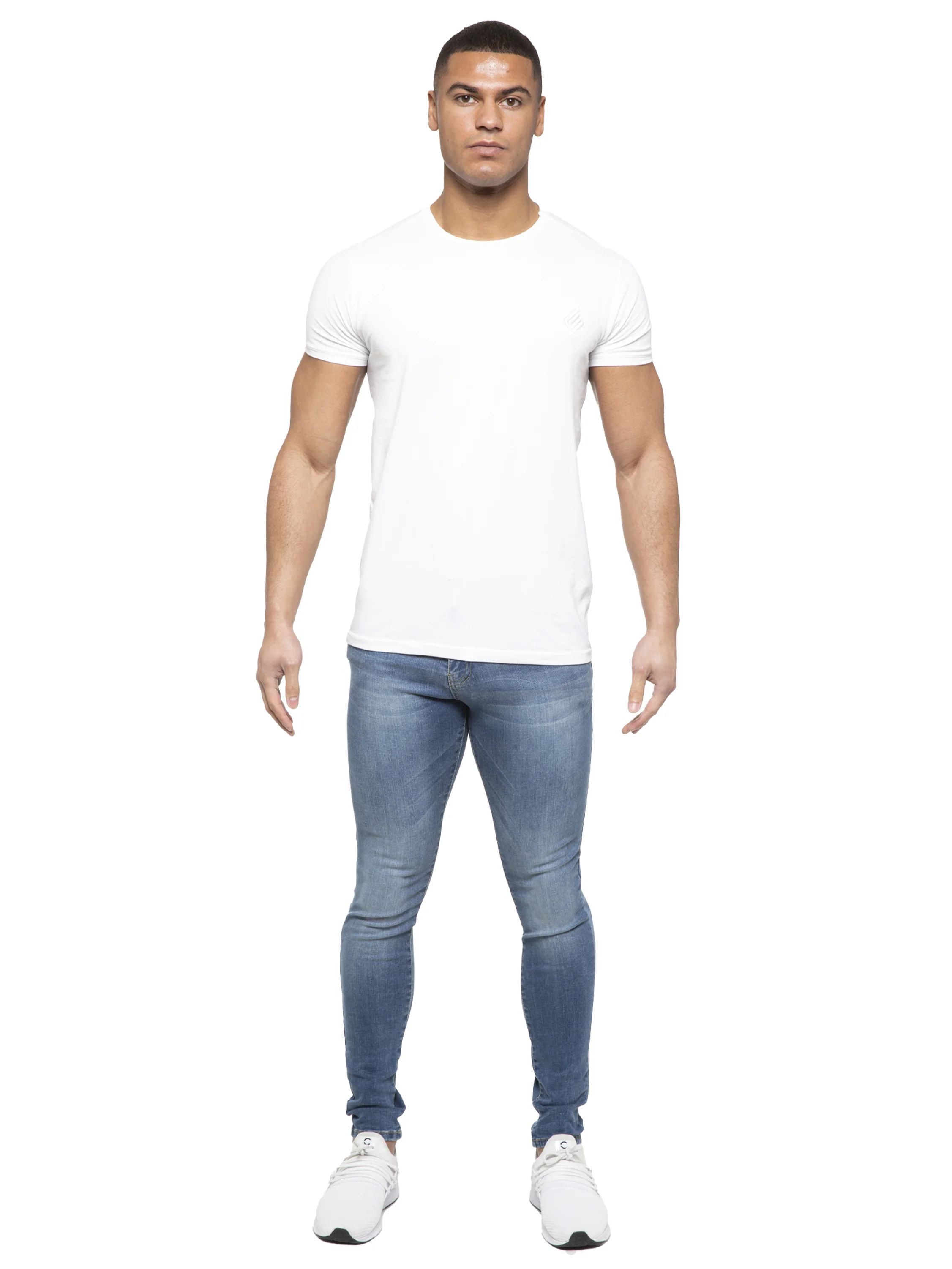 ETO | Mens Designer Slim Skinny Fit Stretch Jeans - Image 15