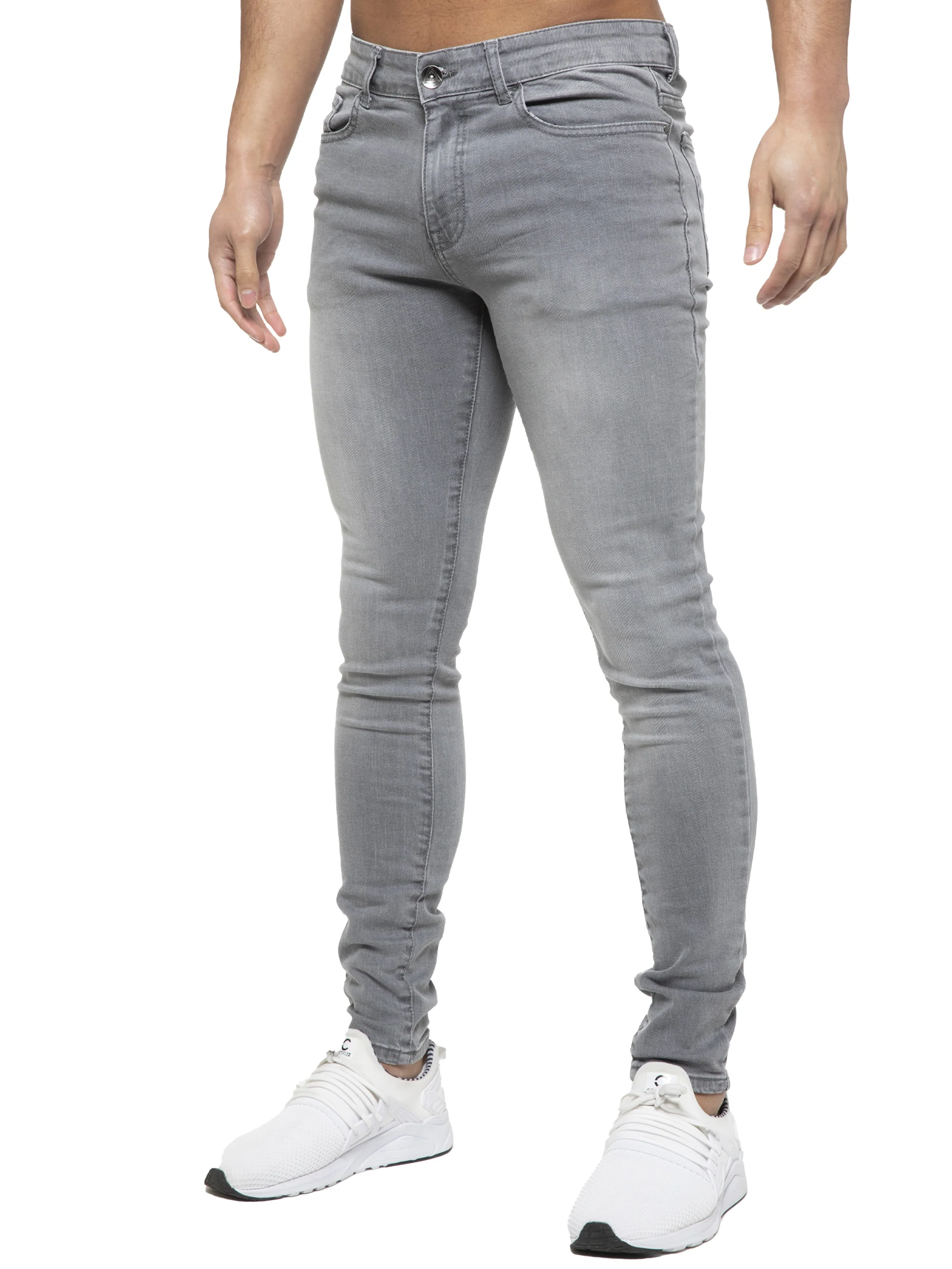 ETO | Mens Designer Slim Skinny Fit Stretch Jeans - Image 16