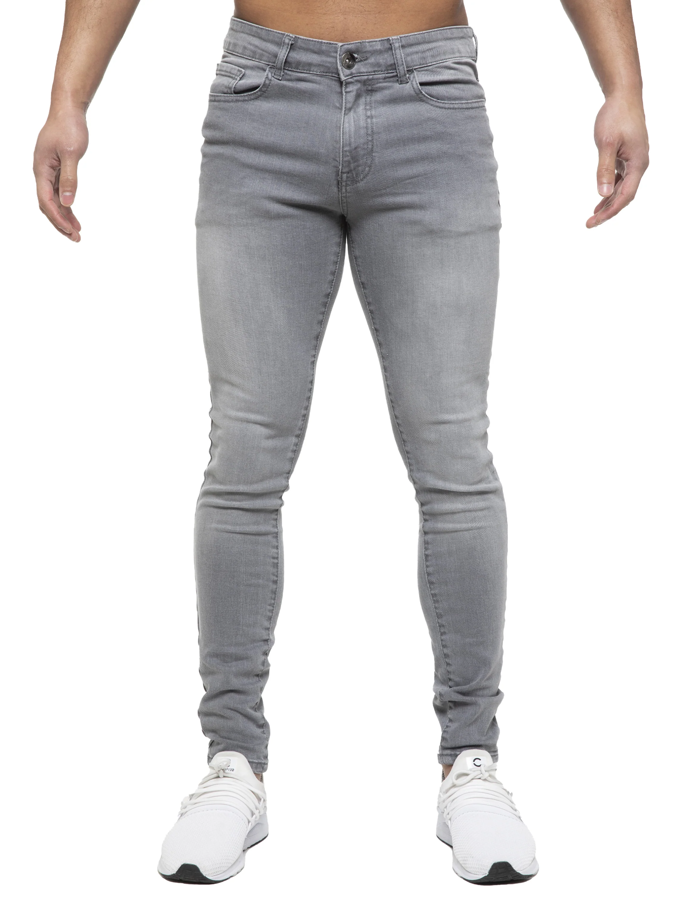 ETO | Mens Designer Slim Skinny Fit Stretch Jeans - Image 17