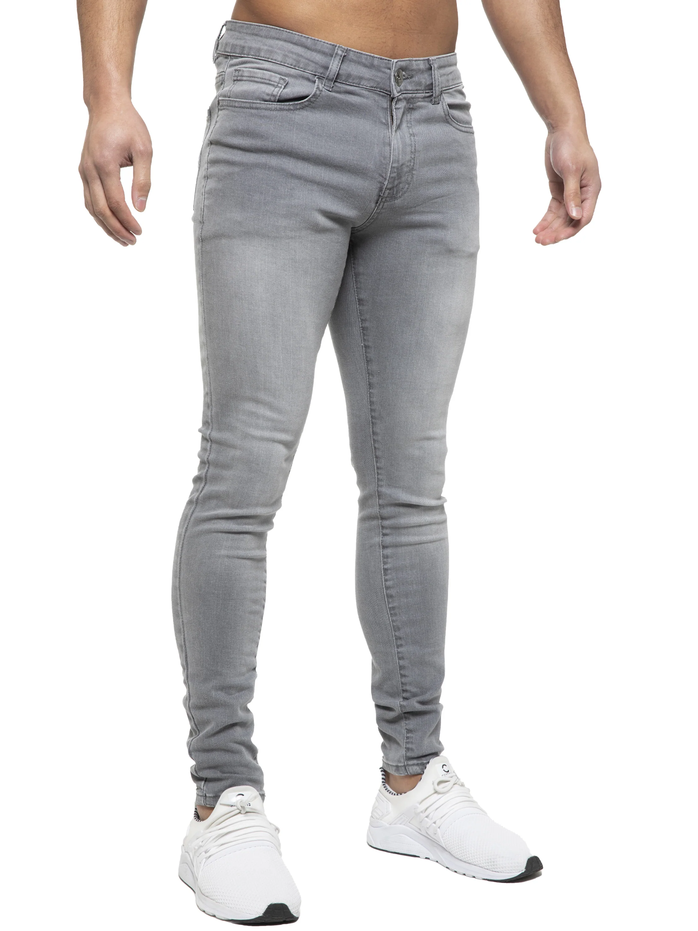 ETO | Mens Designer Slim Skinny Fit Stretch Jeans - Image 18