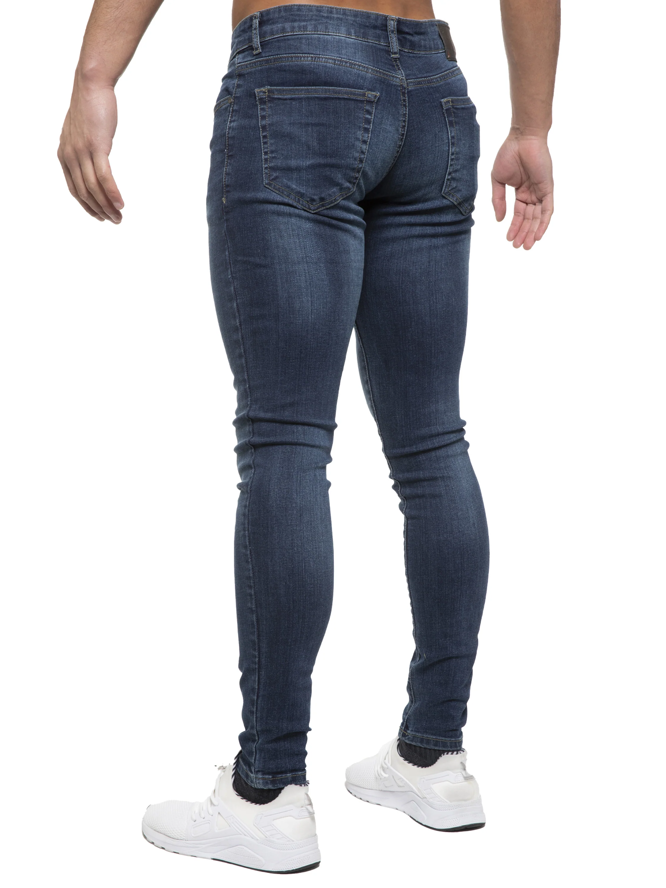 ETO | Mens Designer Slim Skinny Fit Stretch Jeans - Image 5