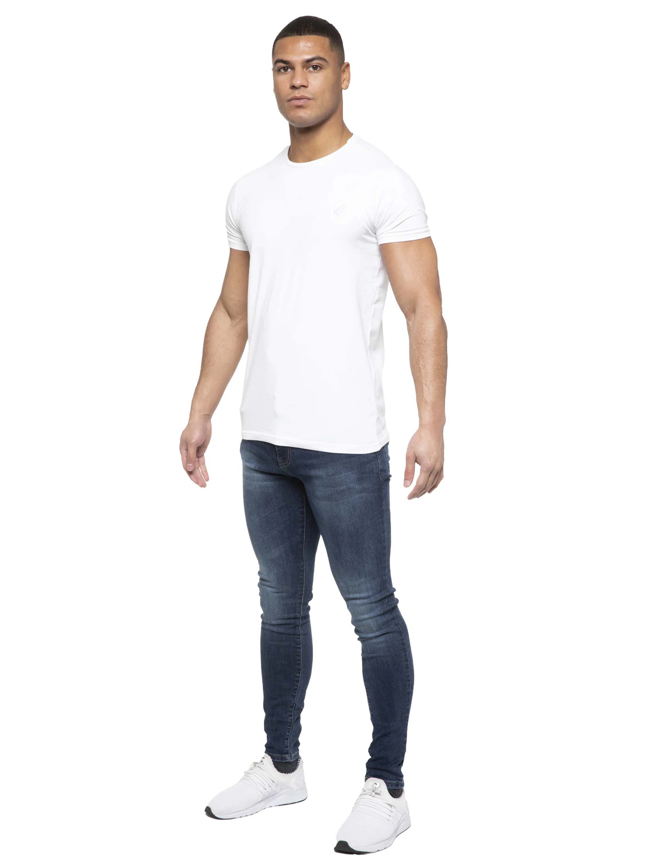 ETO | Mens Designer Slim Skinny Fit Stretch Jeans - Image 6