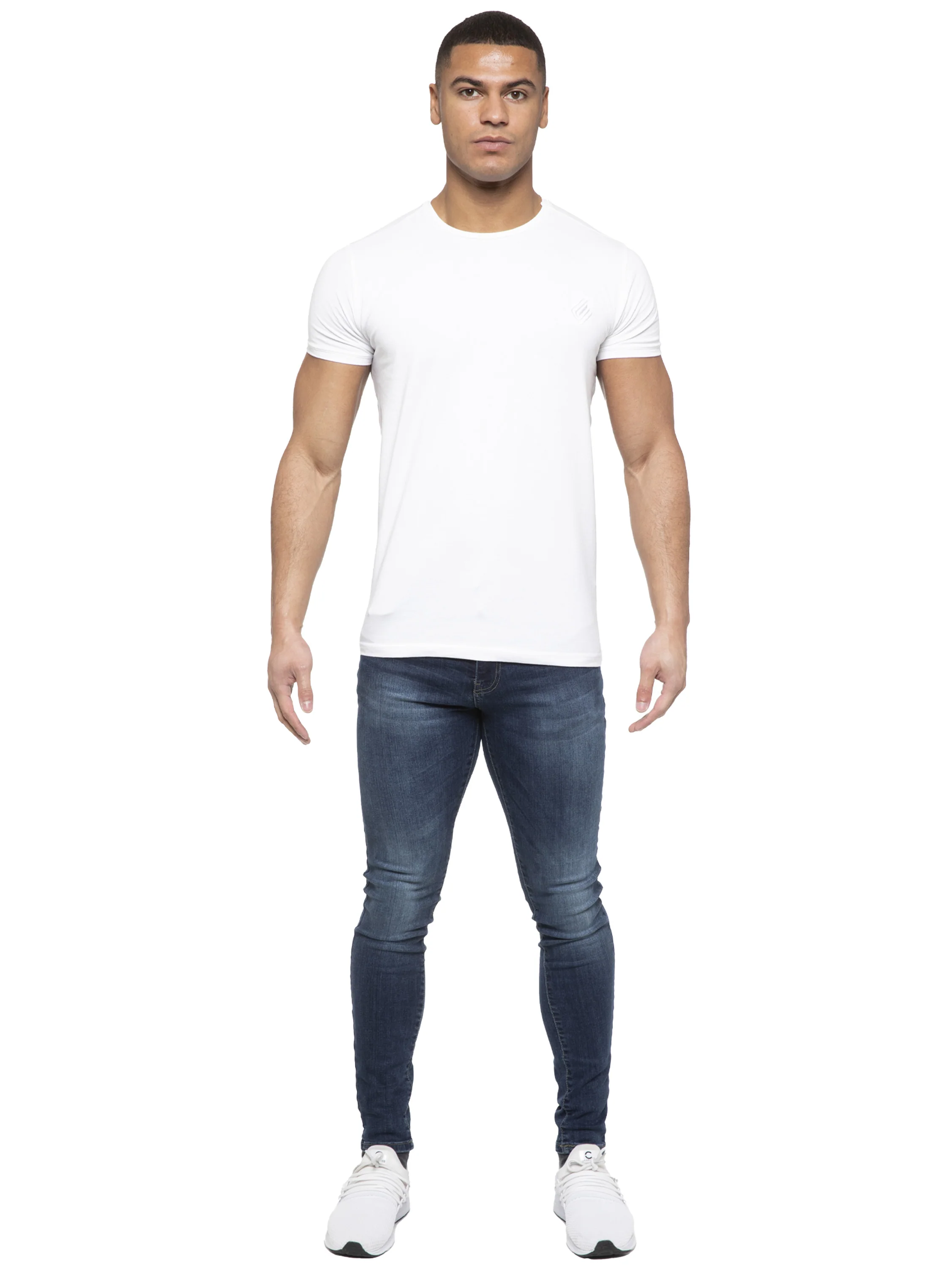 ETO | Mens Designer Slim Skinny Fit Stretch Jeans - Image 7