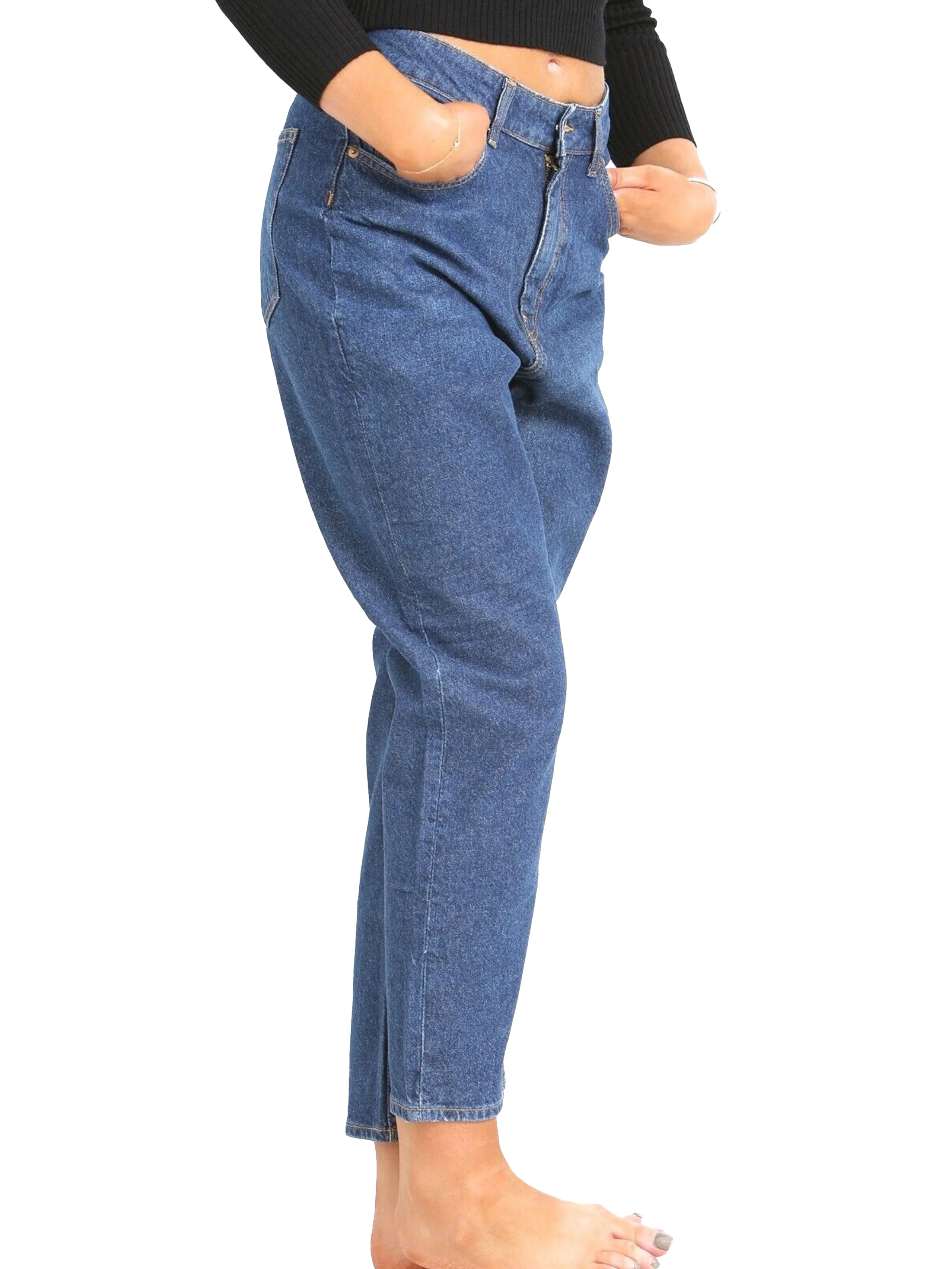 EX H&M | Womens Mom Jeans - Image 3