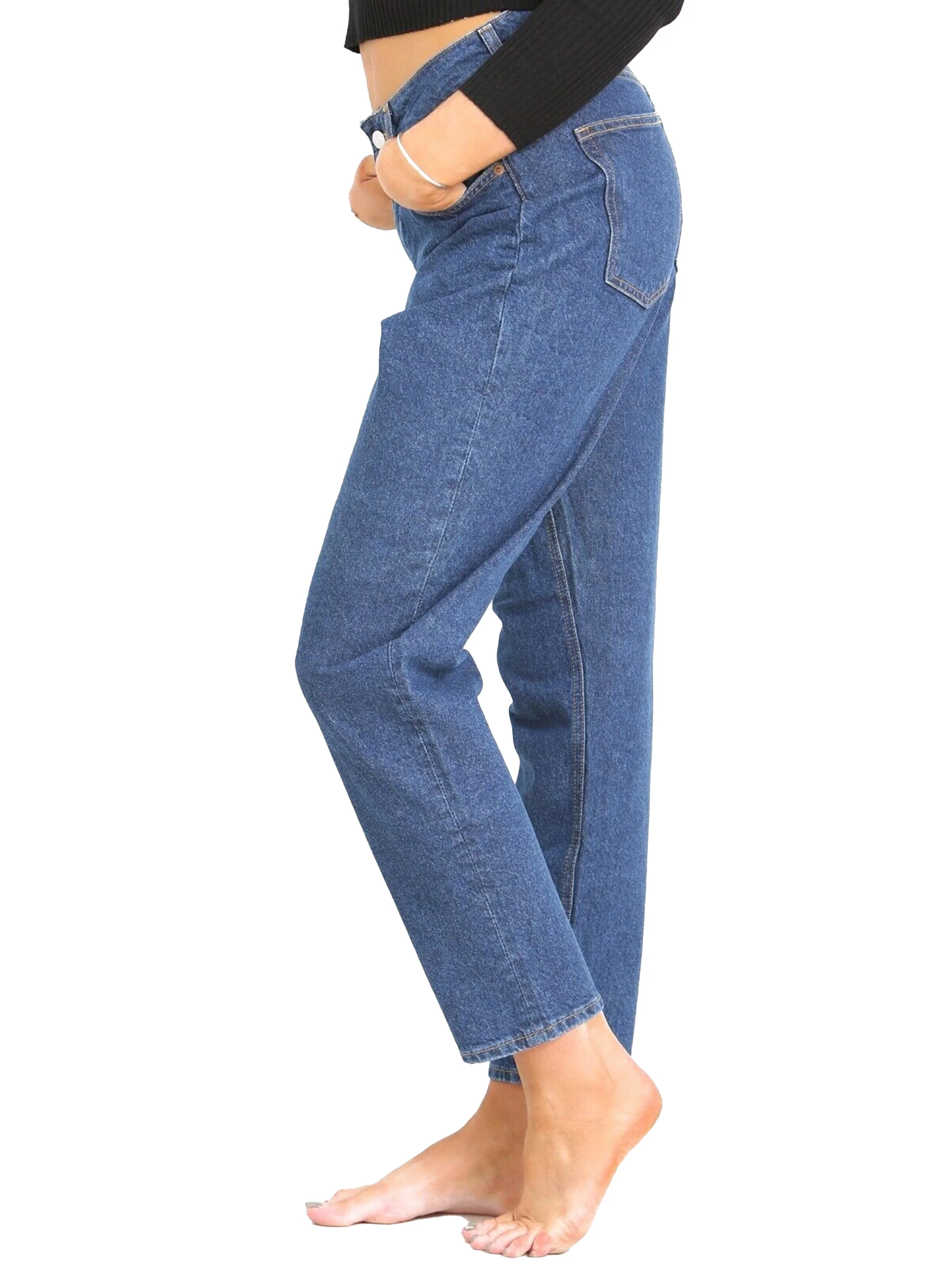 EX H&M | Womens Mom Jeans - Image 4