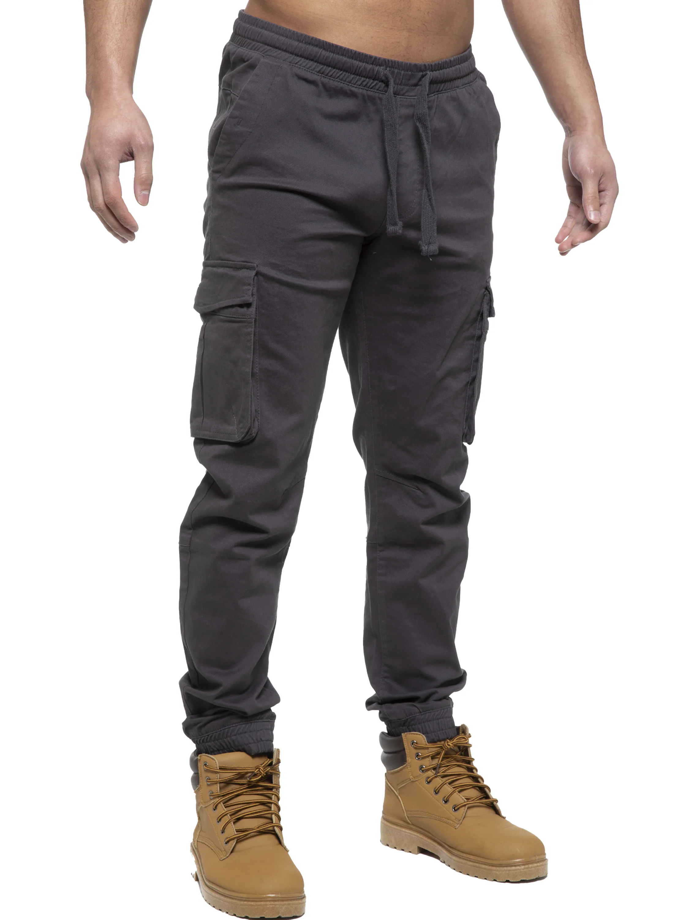 Enzo | Mens Cargo Jogger Jeans - Image 3