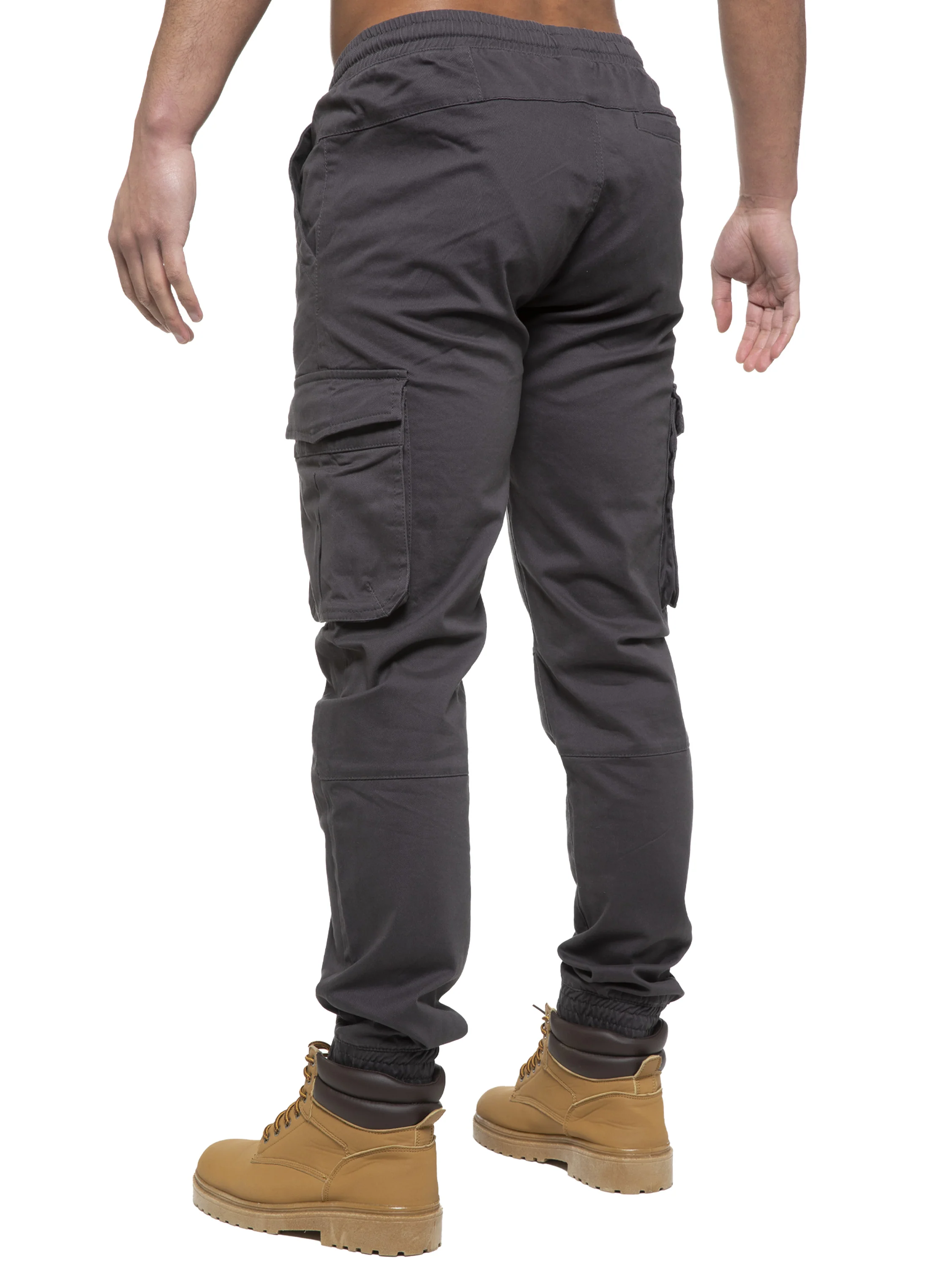 Enzo | Mens Cargo Jogger Jeans - Image 4