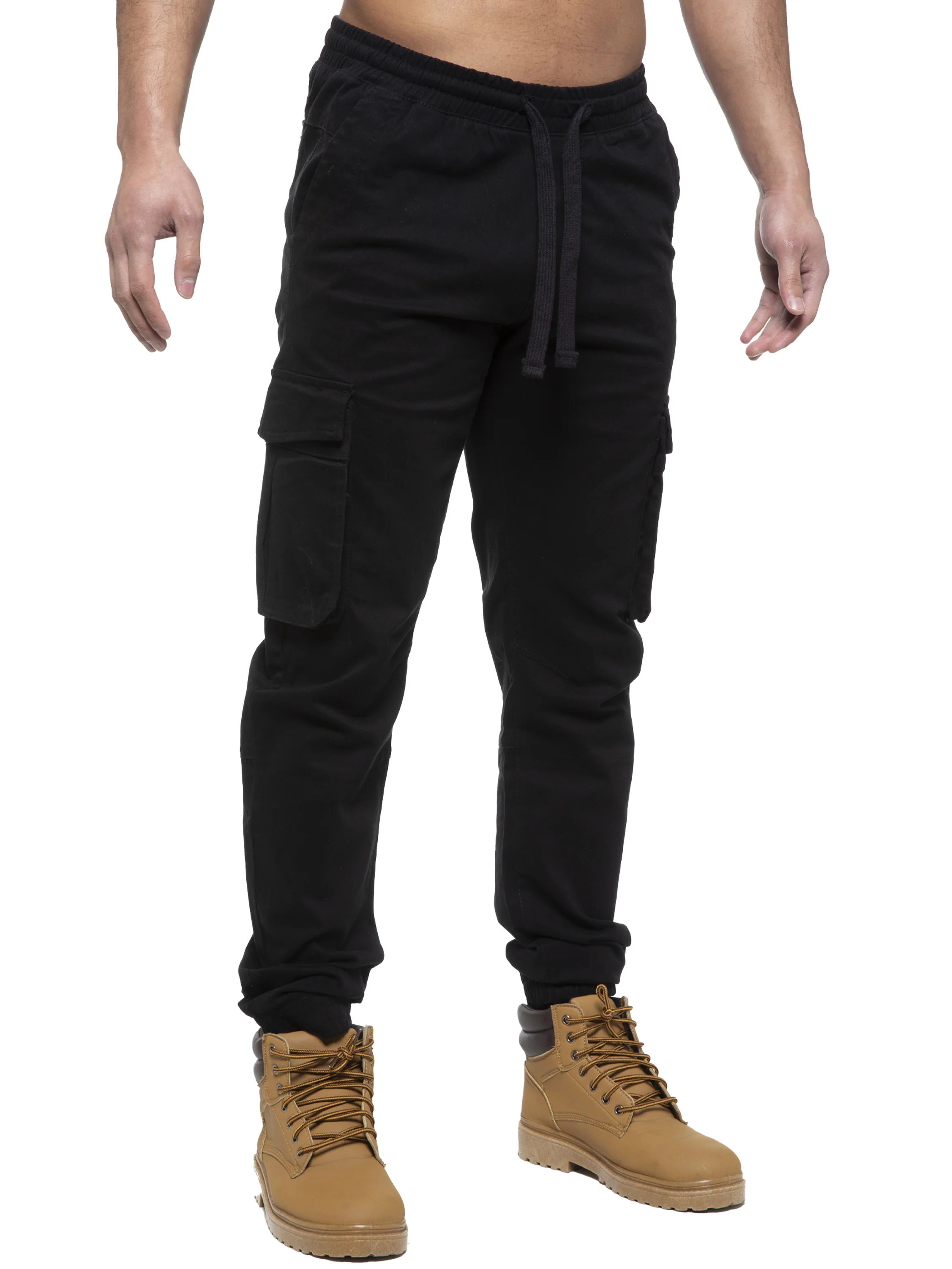 Enzo | Mens Cargo Jogger Jeans - Image 8