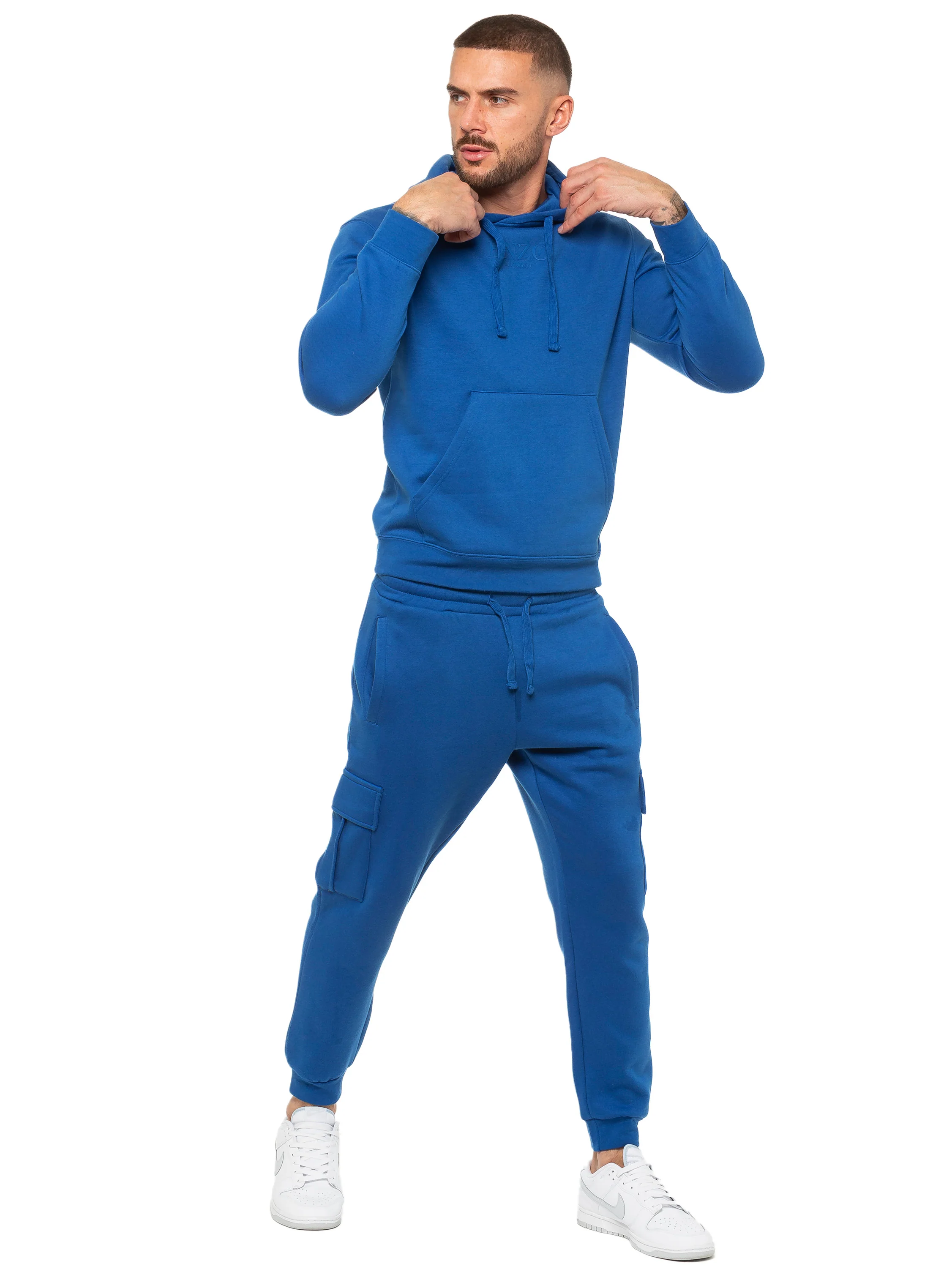 Enzo | Mens Pullover Hoodie Tracksuit Set - Image 12