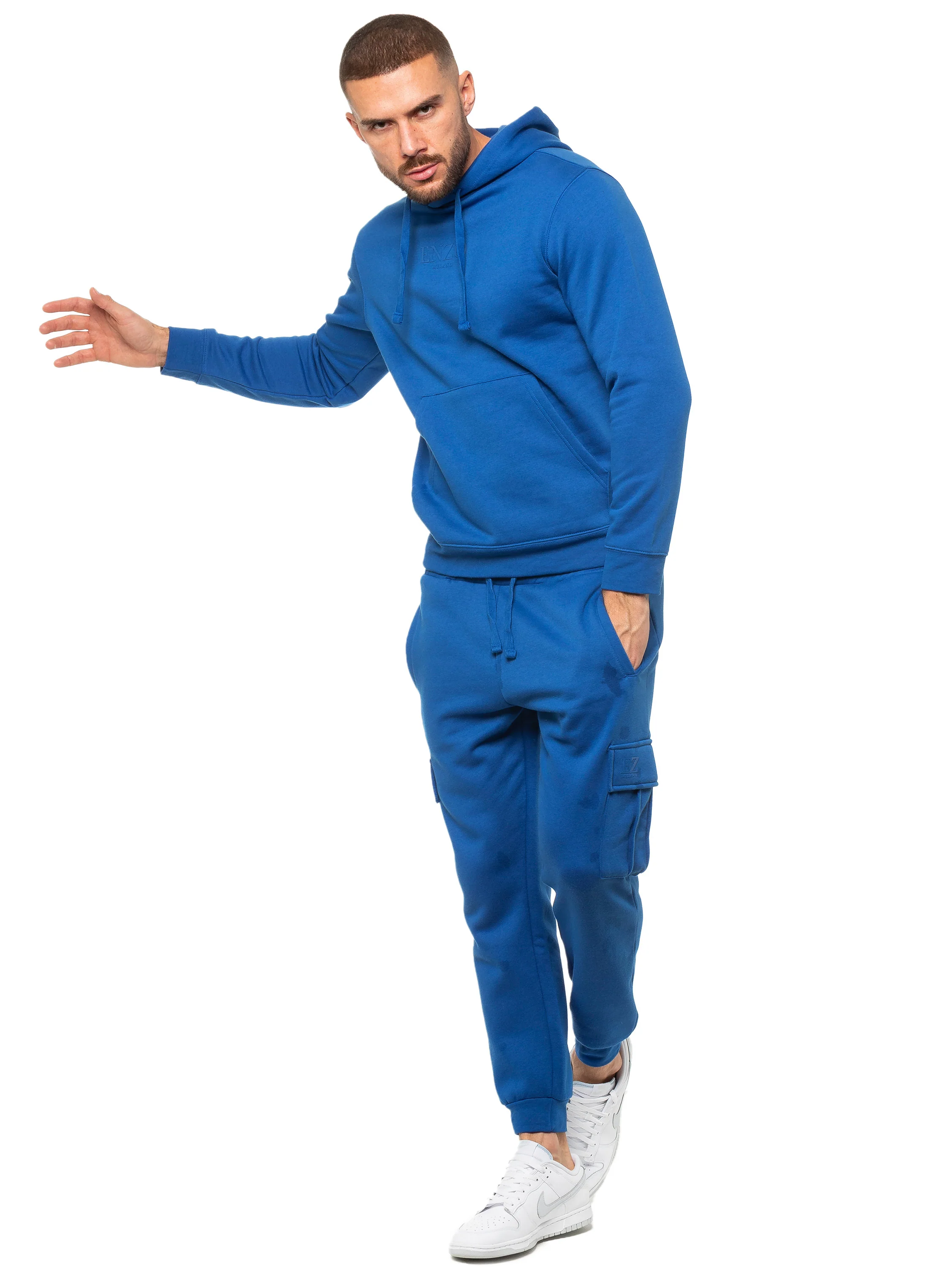 Enzo | Mens Pullover Hoodie Tracksuit Set - Image 13