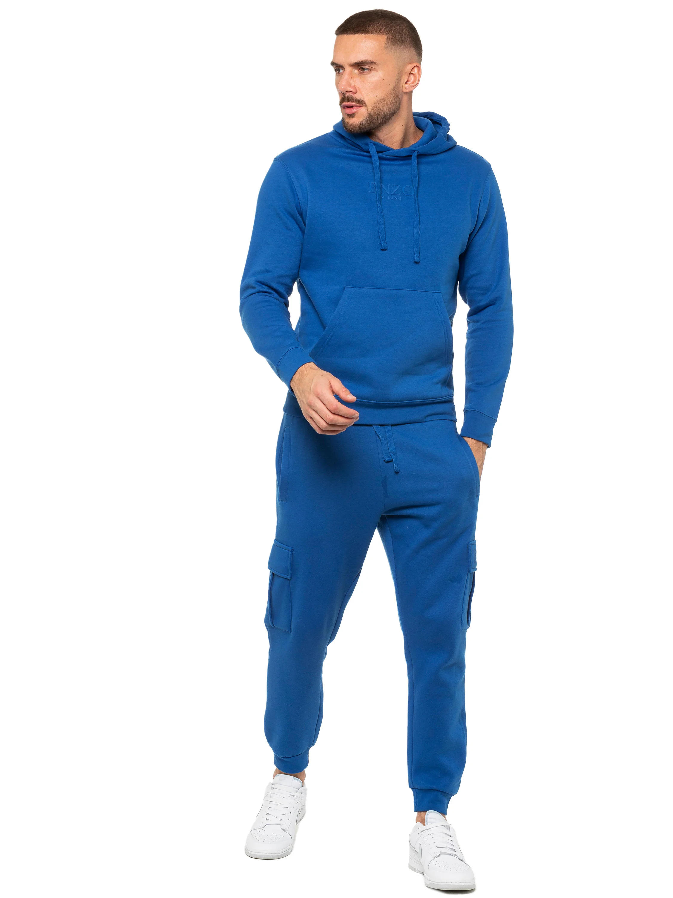 Enzo | Mens Pullover Hoodie Tracksuit Set - Image 14