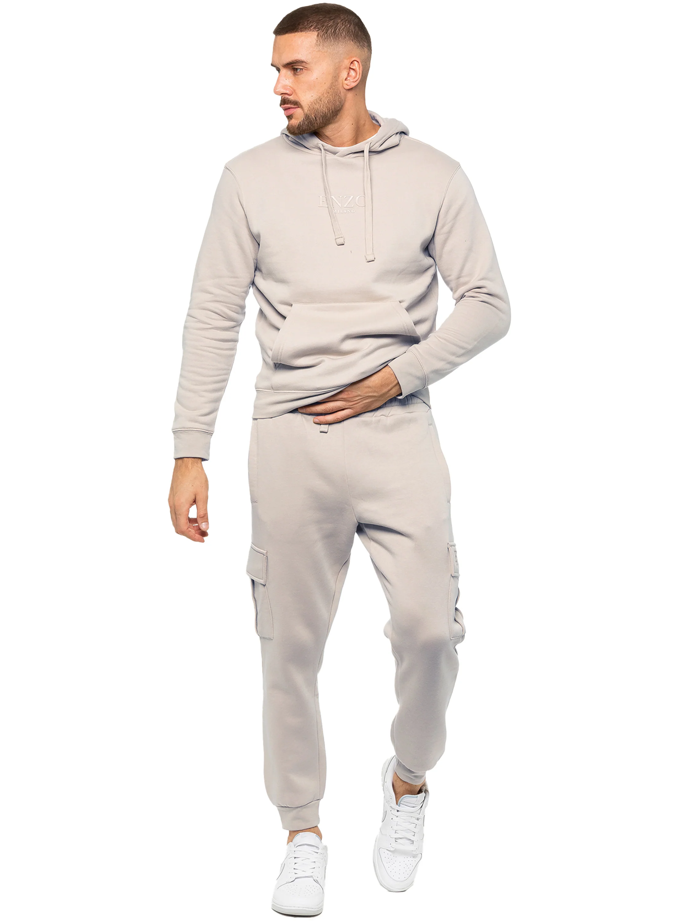 Enzo | Mens Pullover Hoodie Tracksuit Set - Image 15