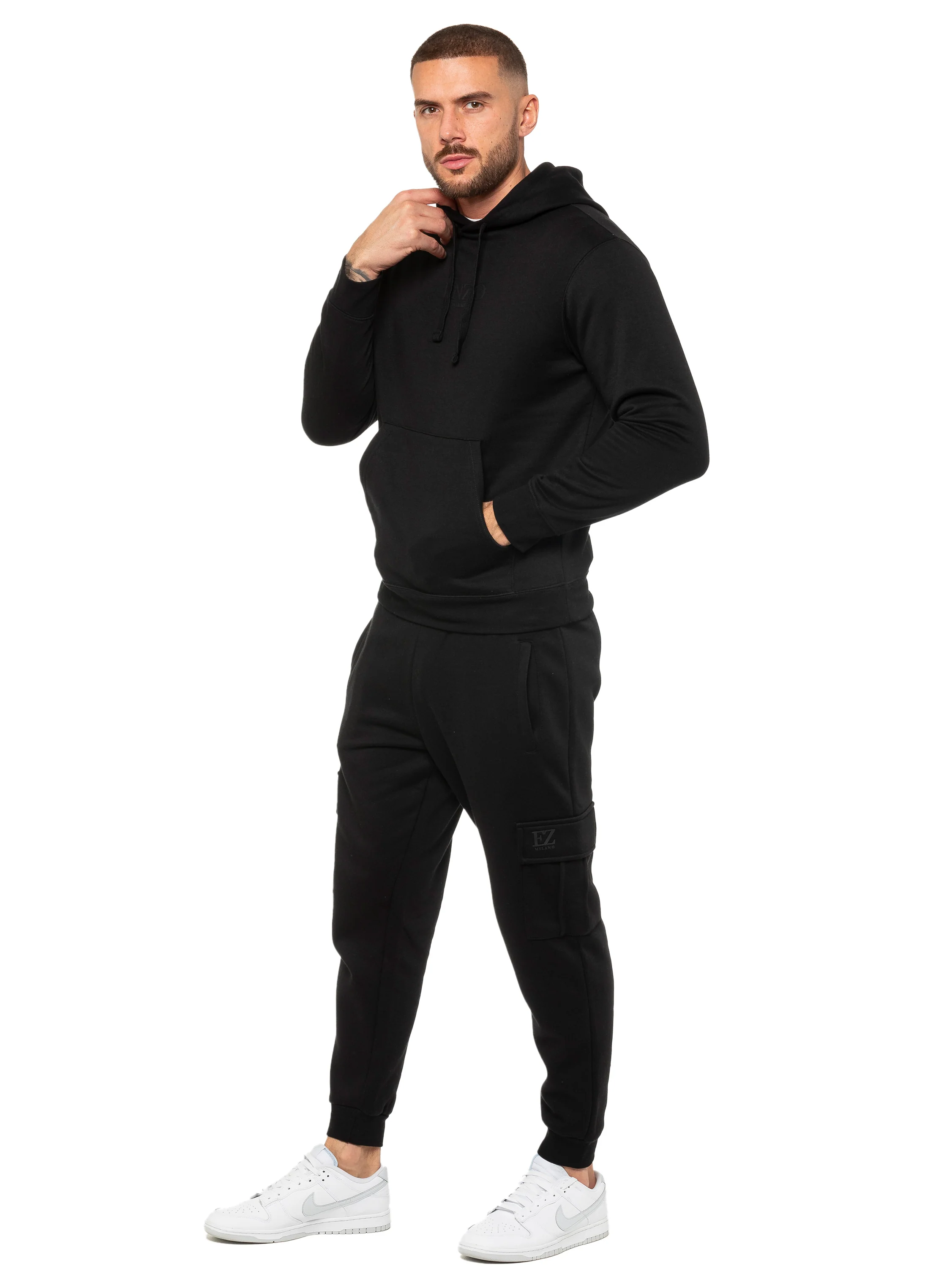 Enzo | Mens Pullover Hoodie Tracksuit Set - Image 3